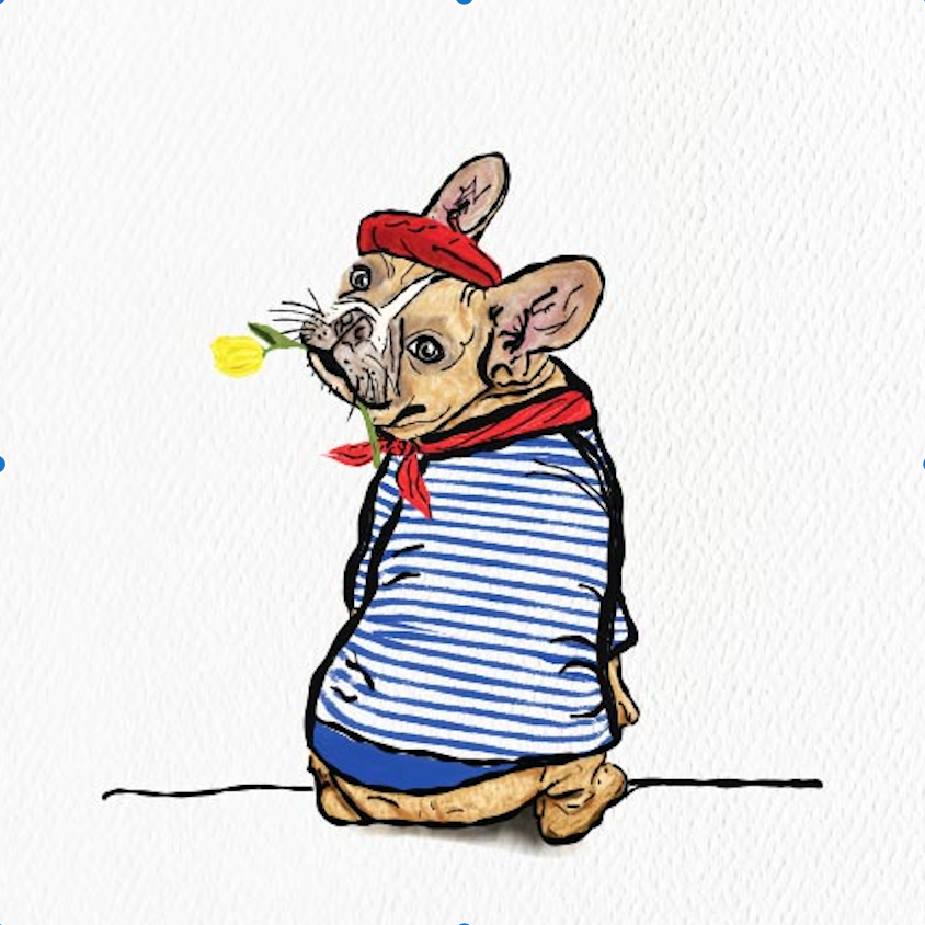 Merci Frenchie Card