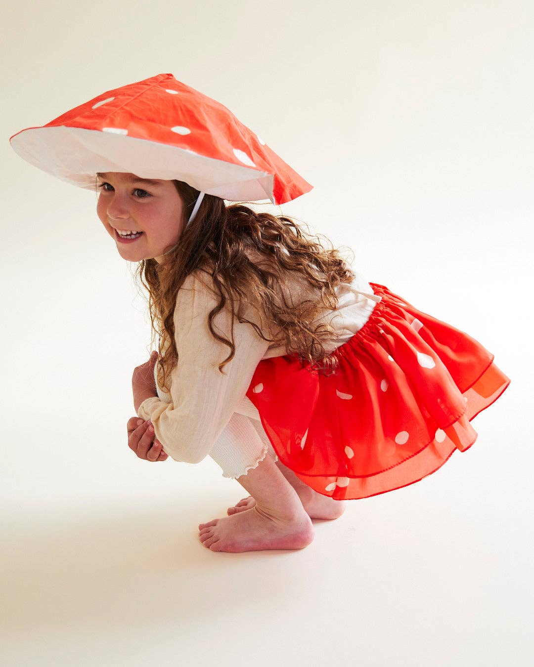 100% Mulberry Silk Kids Mushroom Tutu