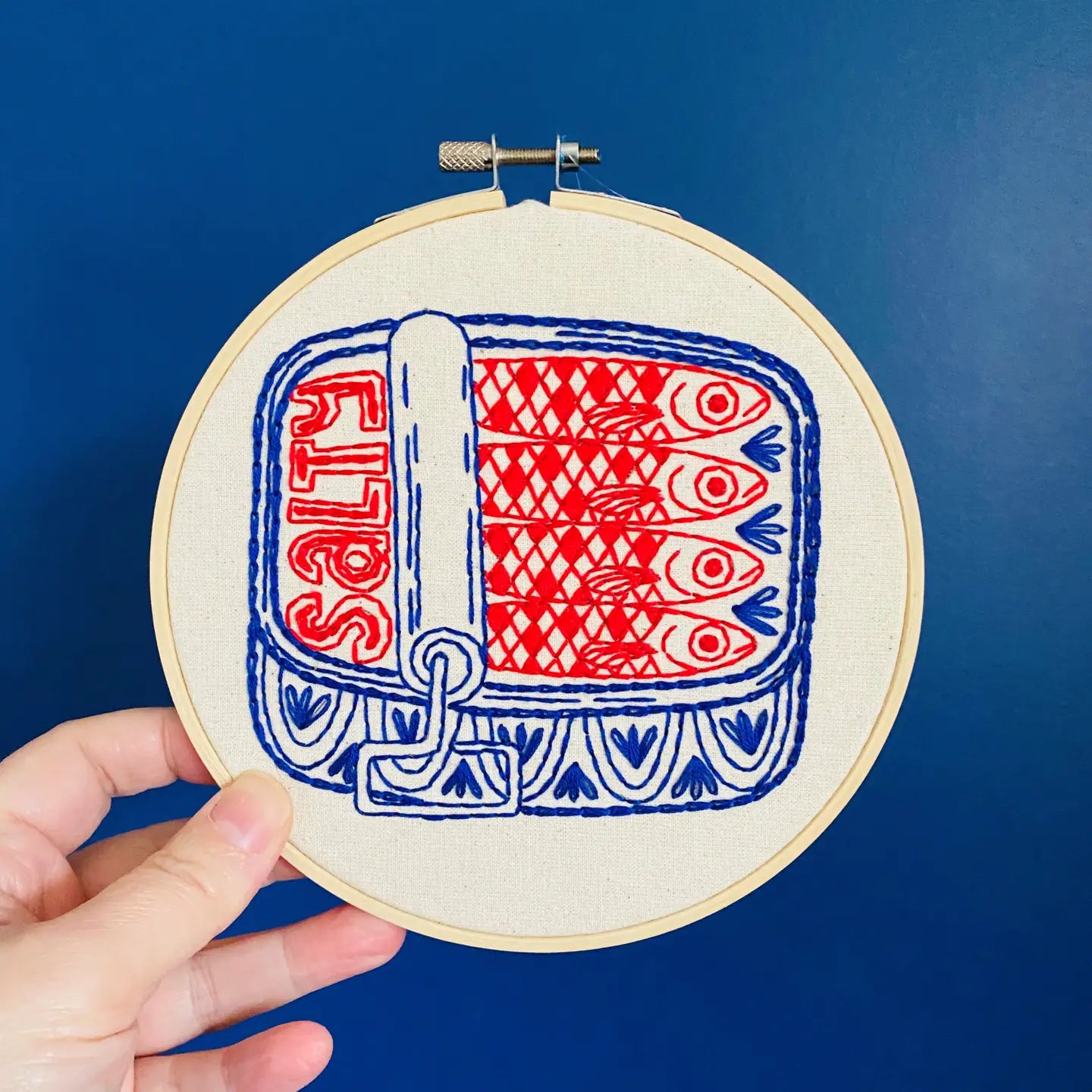 Hook, Line & Tinker Complete Embroidery Kit