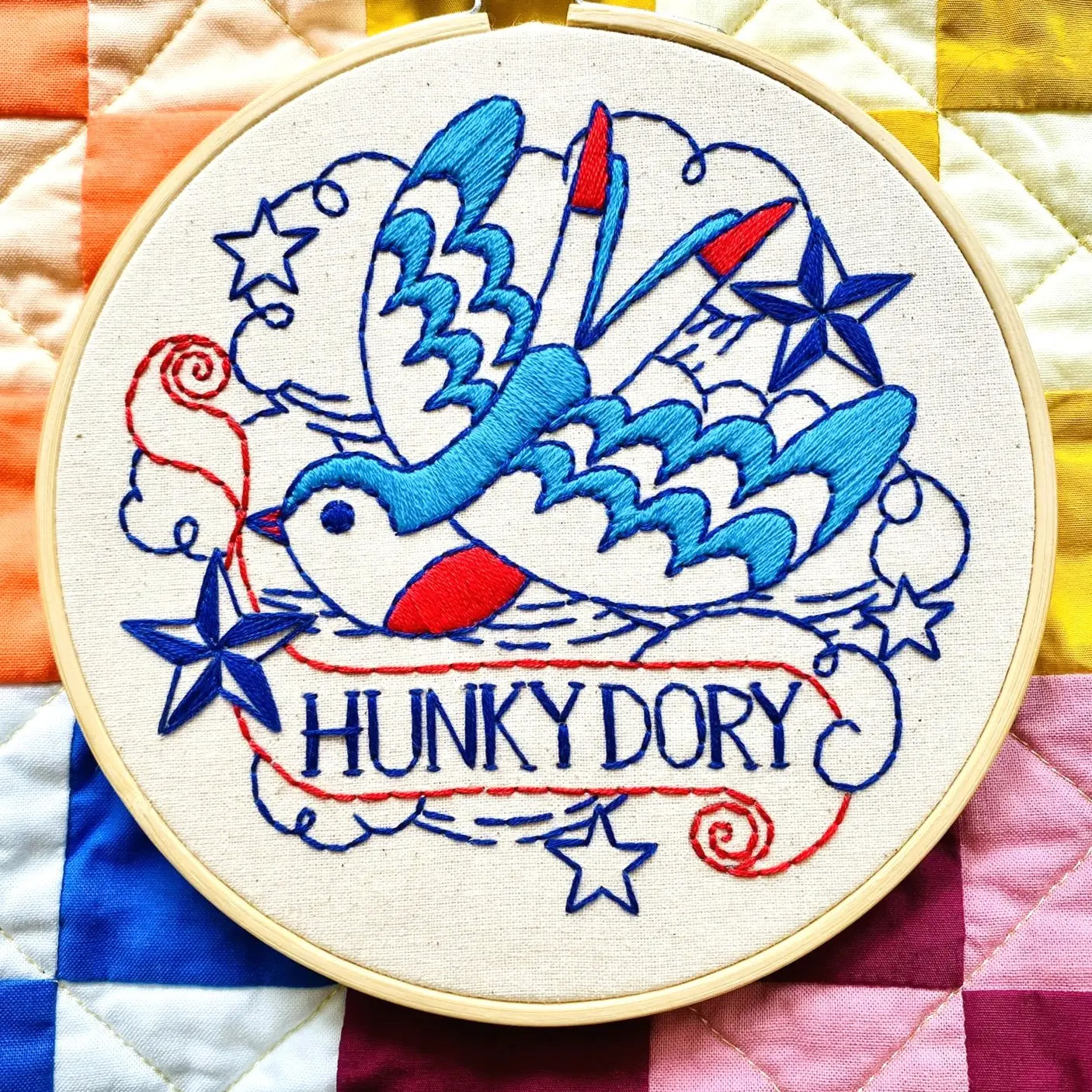 Hook, Line & Tinker Complete Embroidery Kit