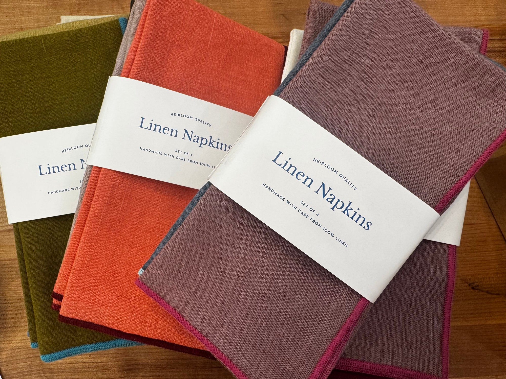 Juniper Station 100% Linen Napkins