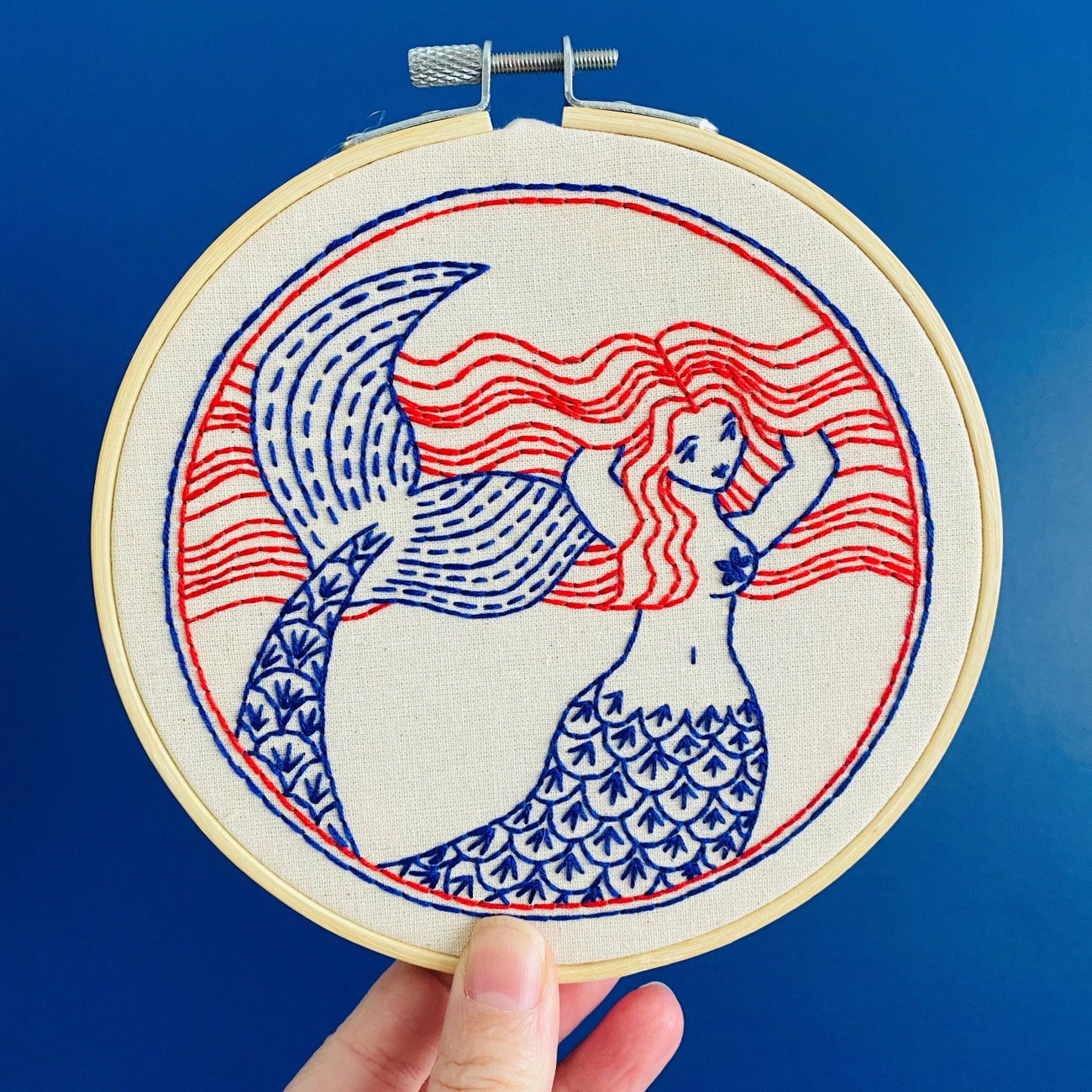 Hook, Line & Tinker Complete Embroidery Kit