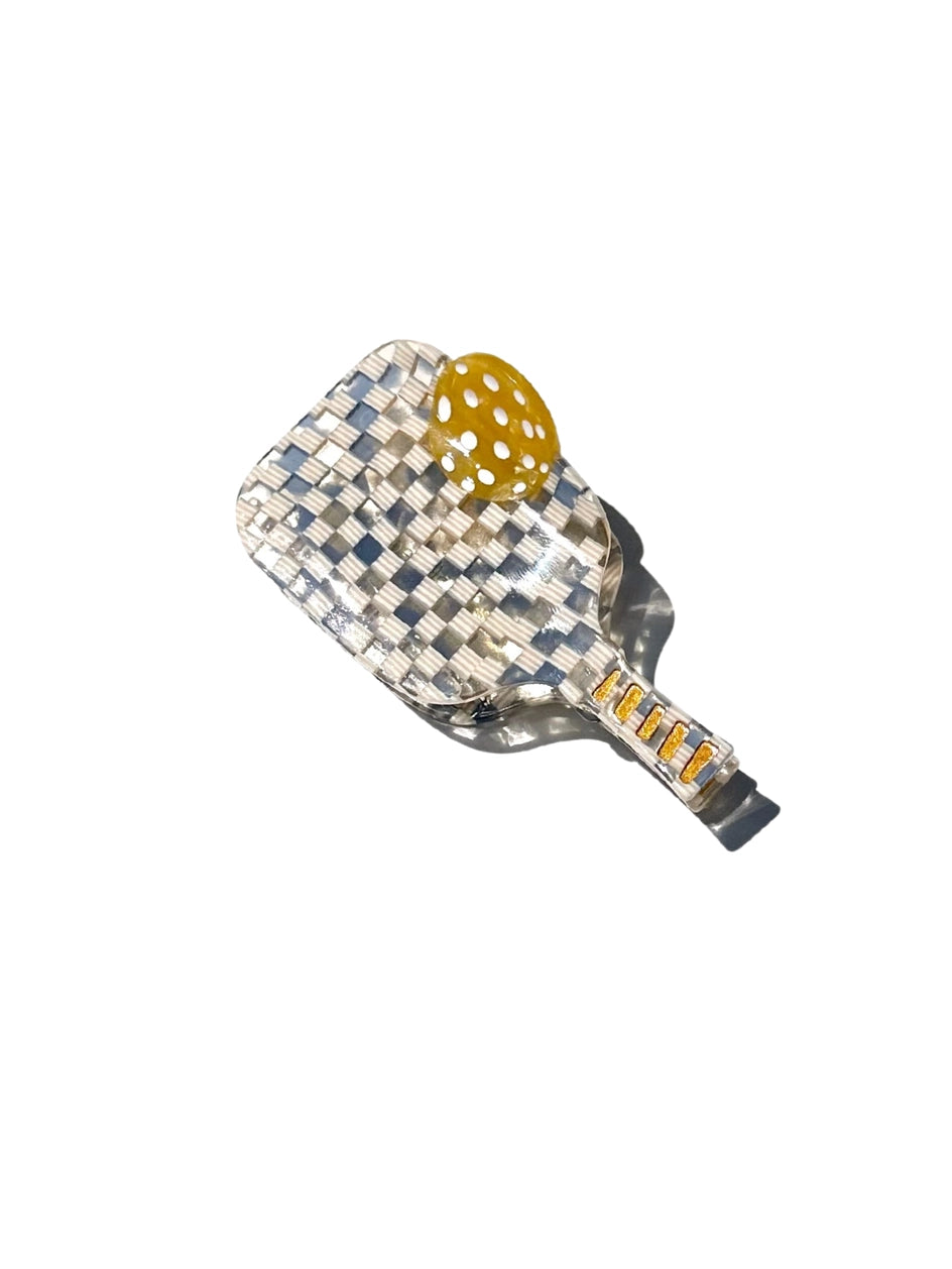 Hand-Painted Acetate Hair Clips