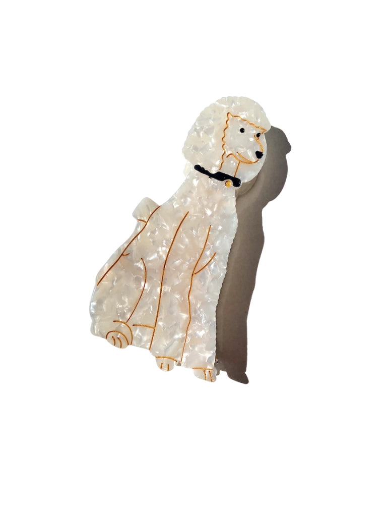 Hand-Painted Acetate Hair Clips