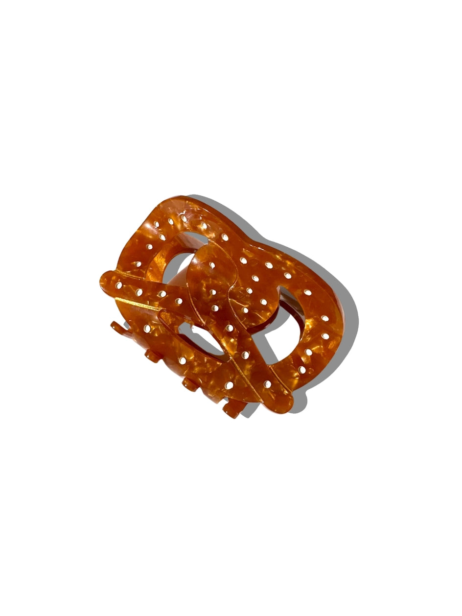 Hand-Painted Acetate Hair Clips