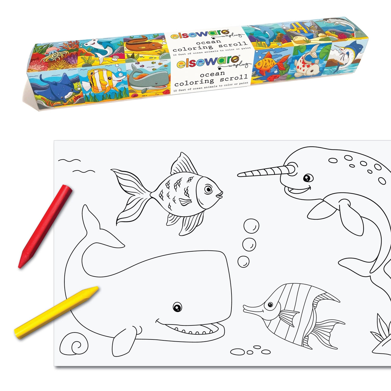 Eco-Kids Coloring Scroll
