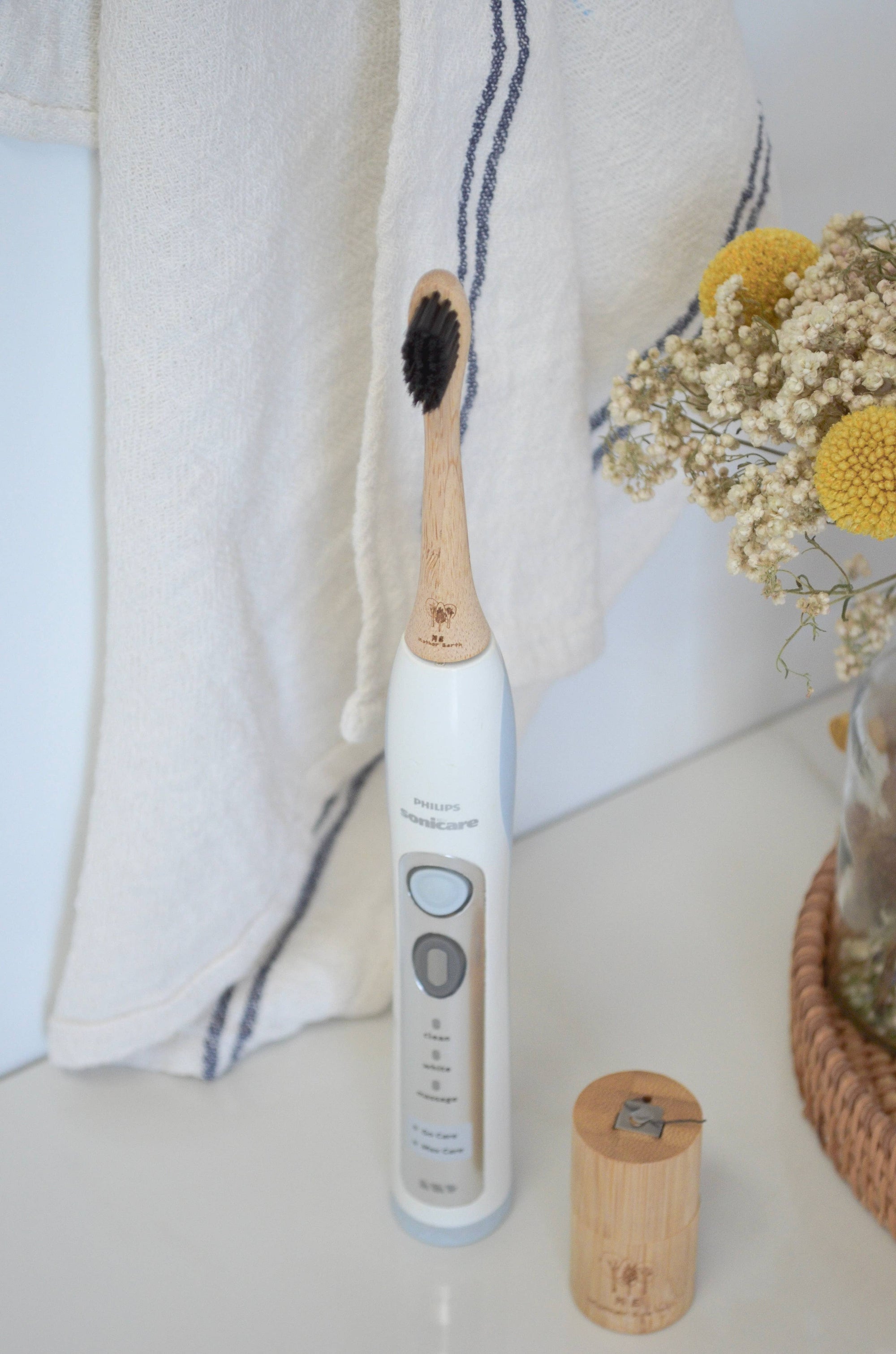 Bamboo Sonicare Compatible Electric Toothbrush Heads (4-Pack)