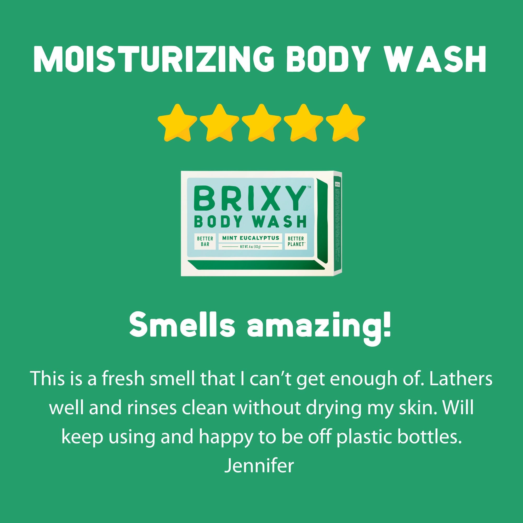 Moisturizing Body Wash Bar For Skin Barrier Support