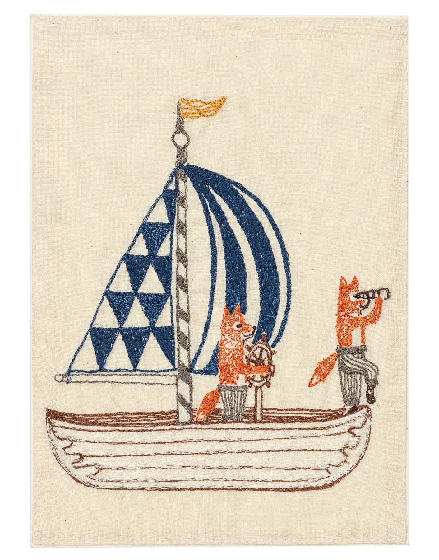 Coral & Tusk Keepsake Sailboat Card