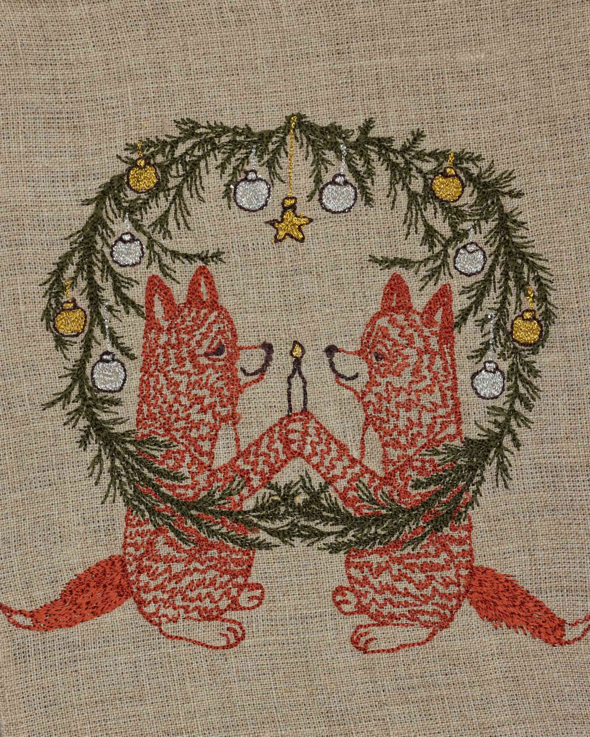 Coral & Tusk Togetherness Foxes Small Stocking