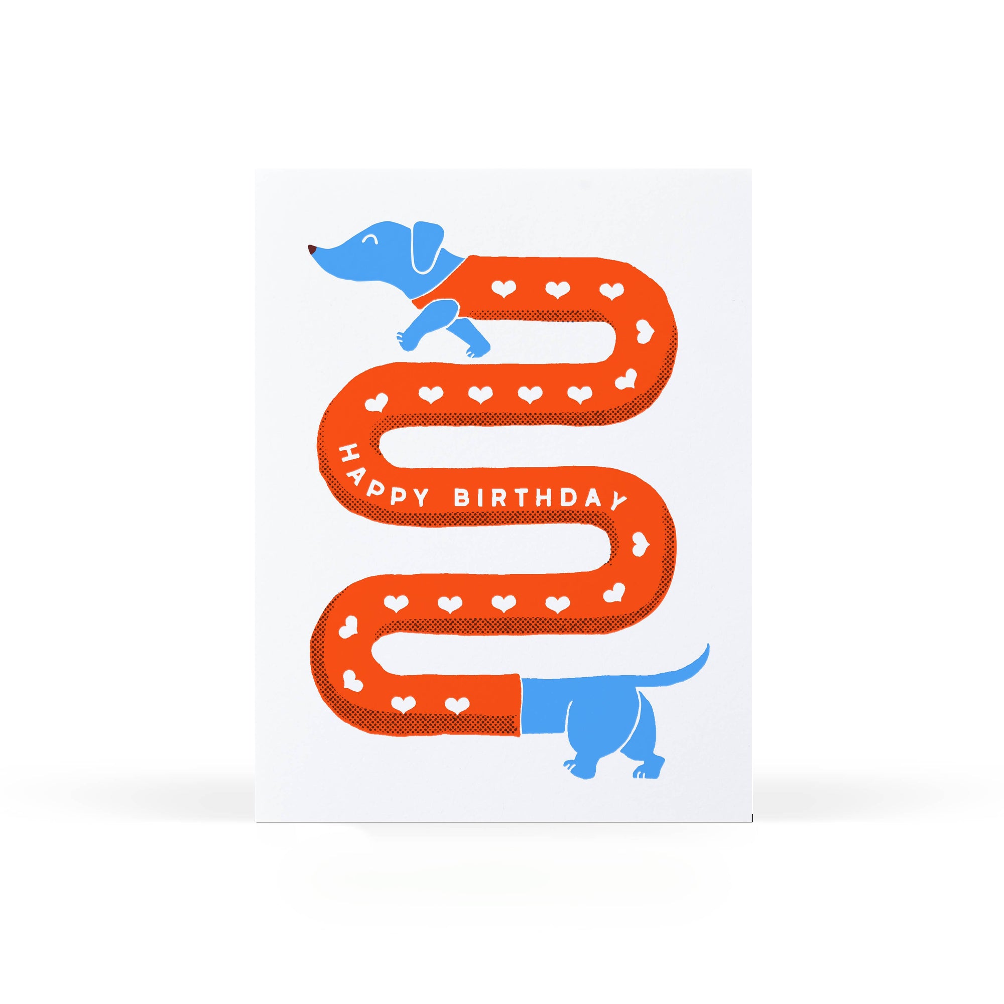 Wiener Dog Birthday Greeting Card