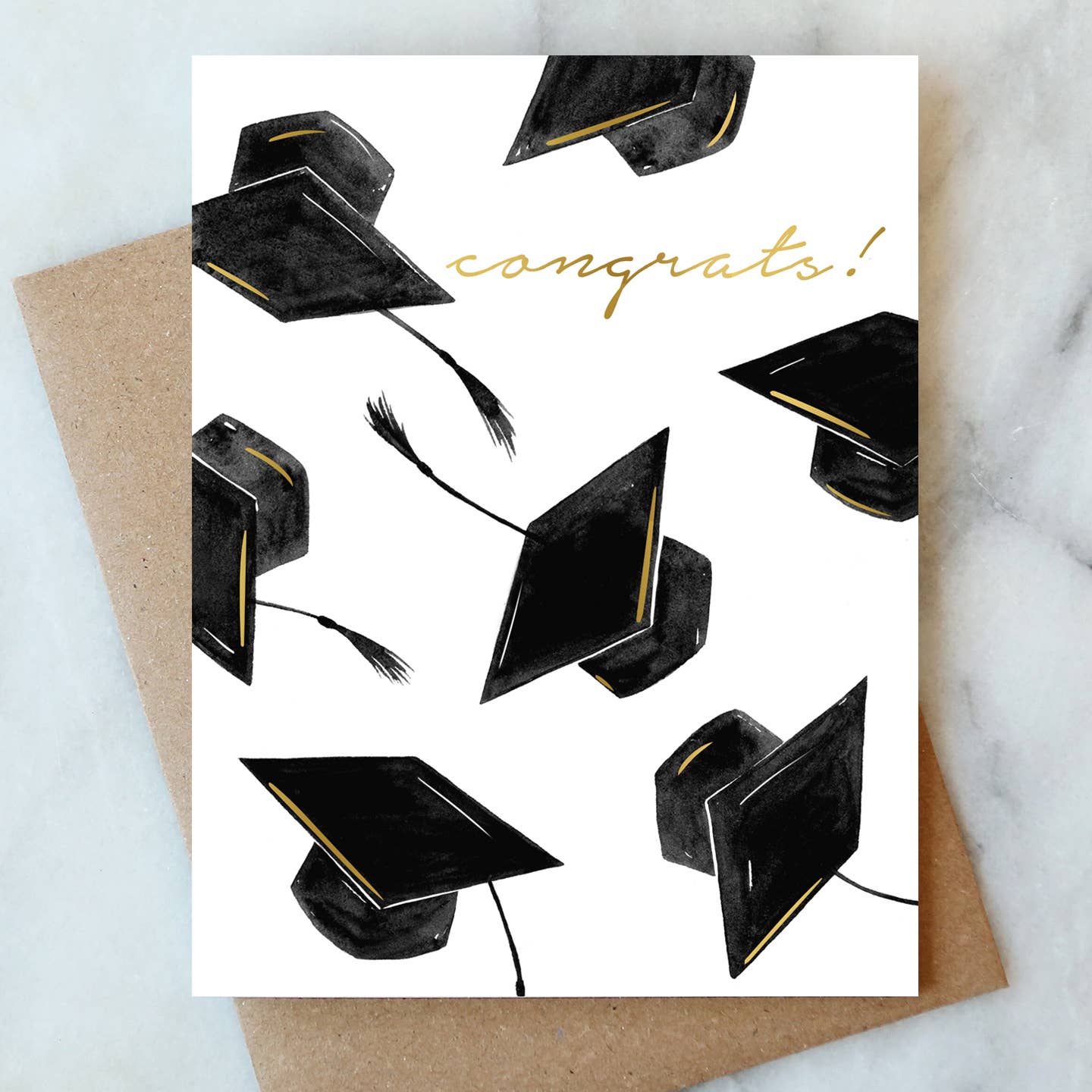 Graduation Hats Congrats Card