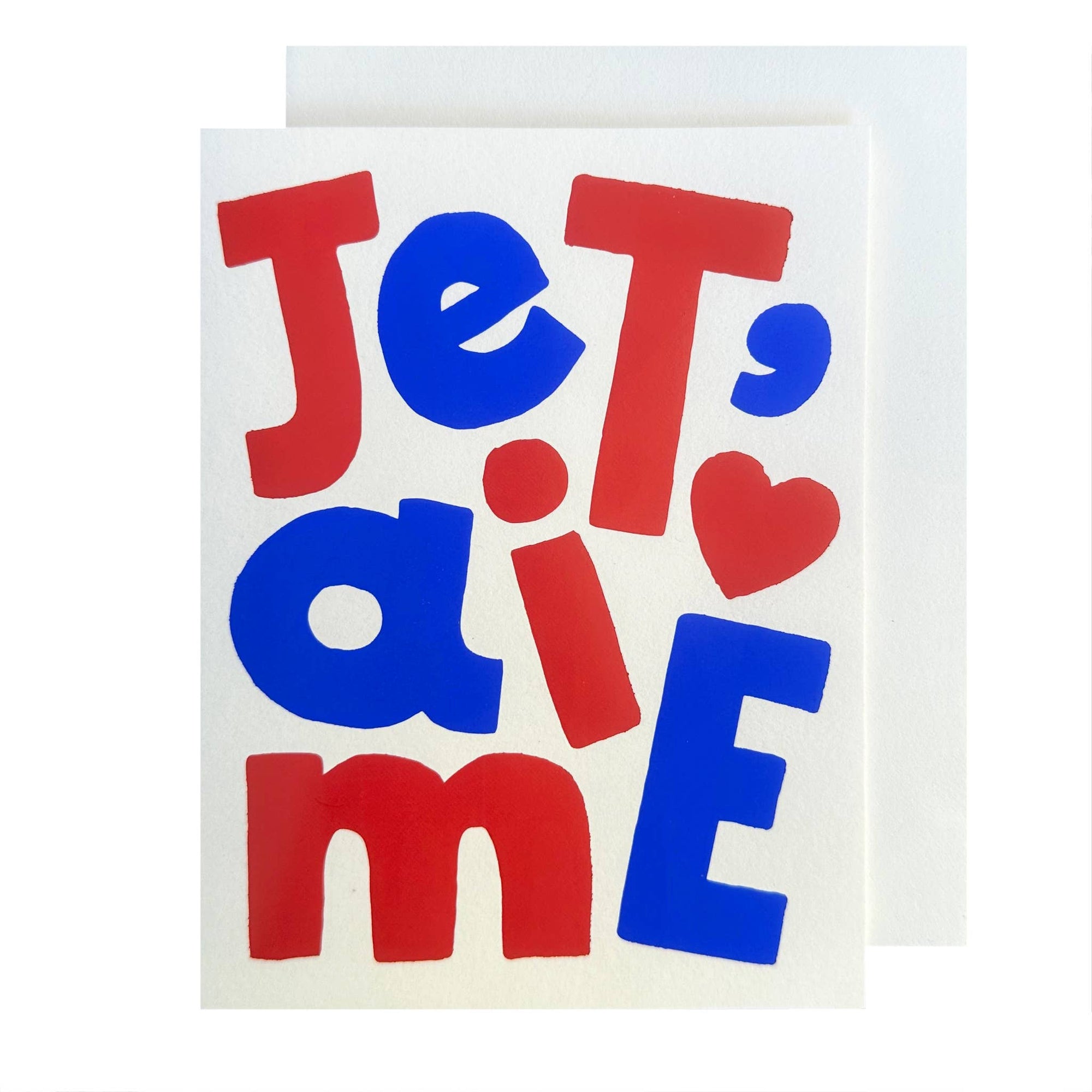 Je T'aime Greeting Card