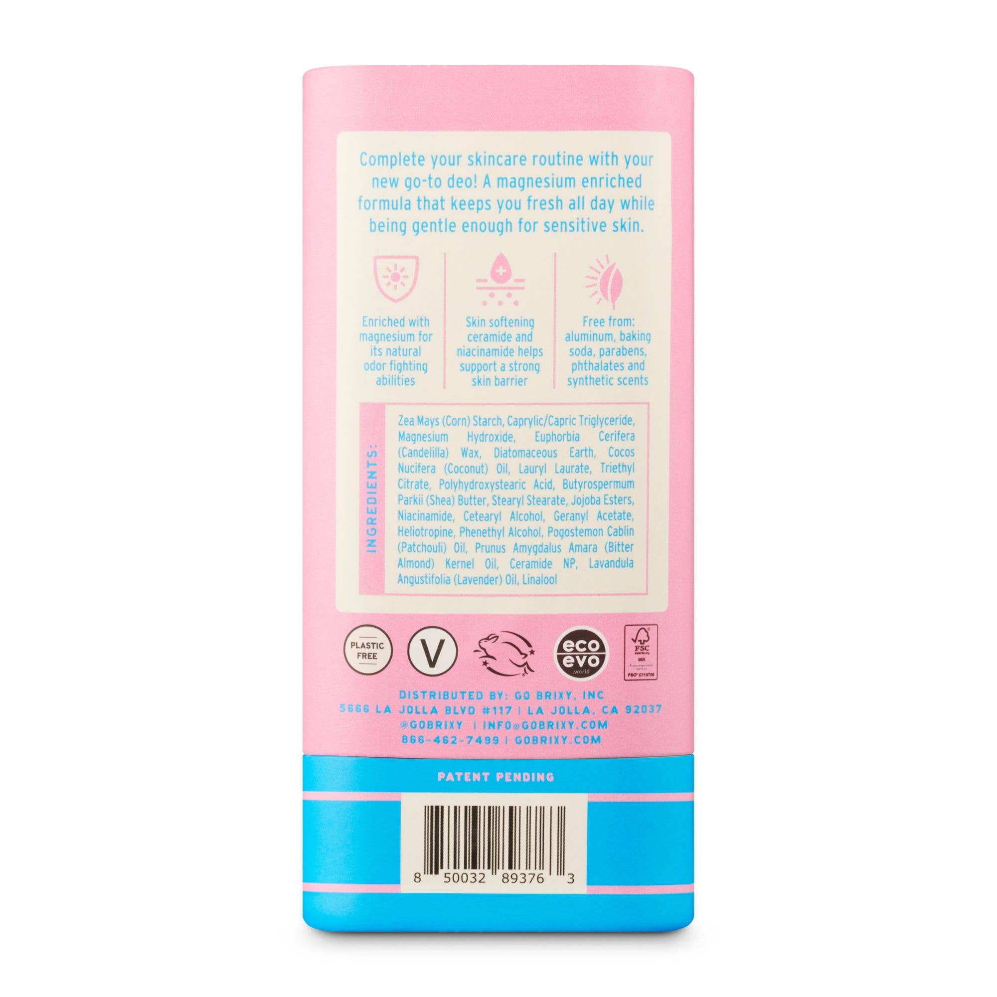 BRIXY Magnesium Enriched Deodorant