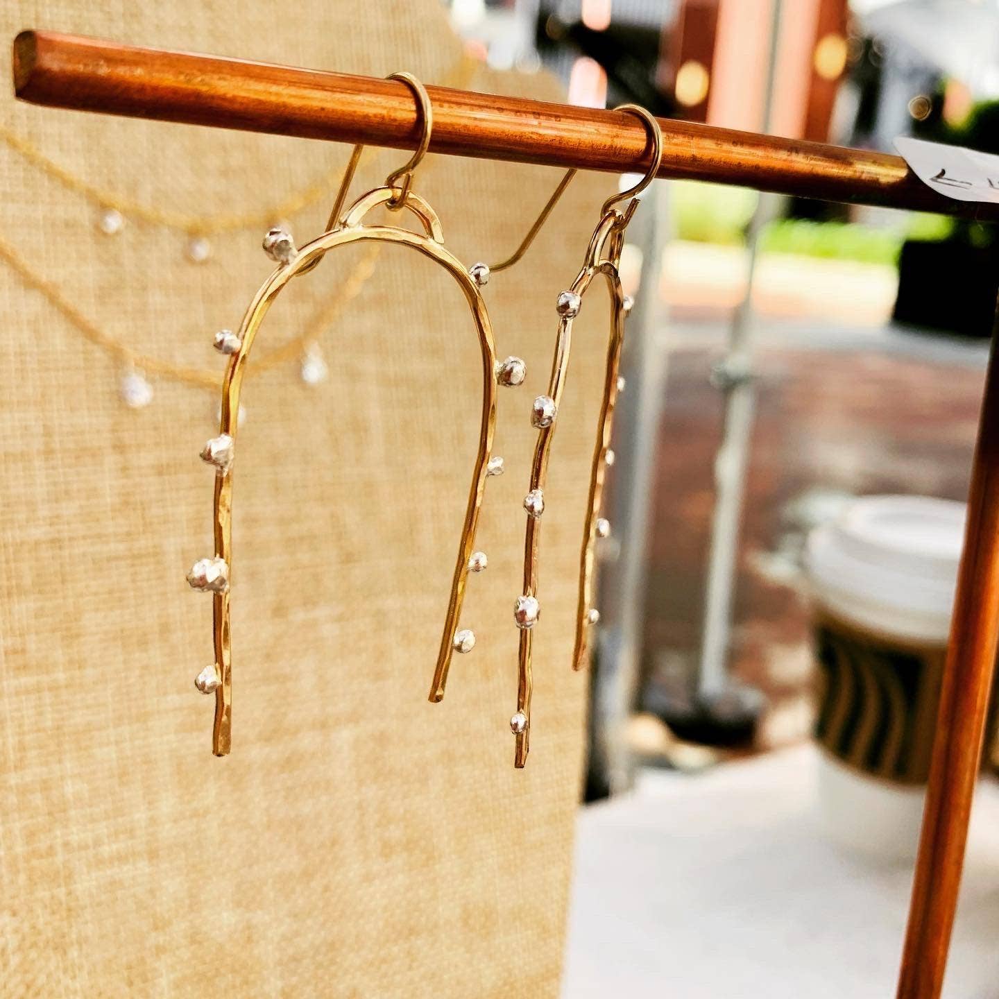 Hello Sunshine Earrings - 14k Gold Fill & Sterling Silver