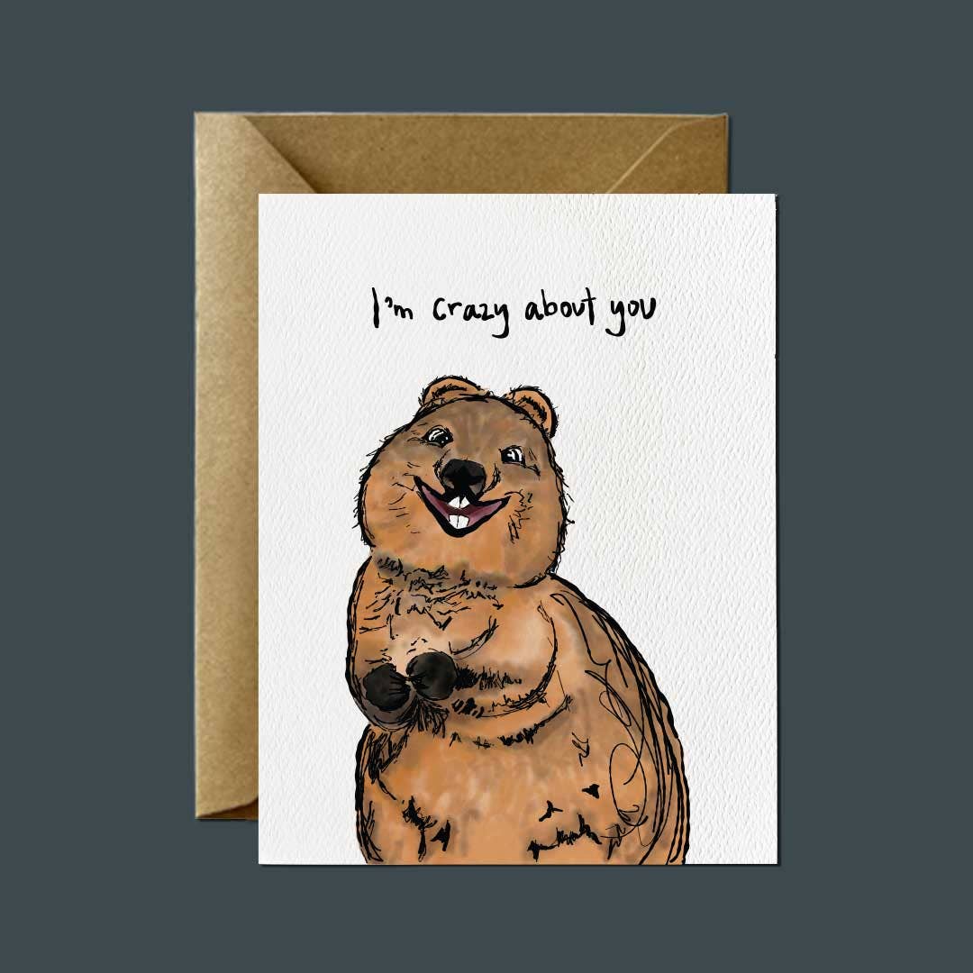 I'm Crazy About You Card