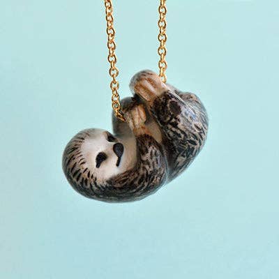 Porcelain Baby Animal Necklaces