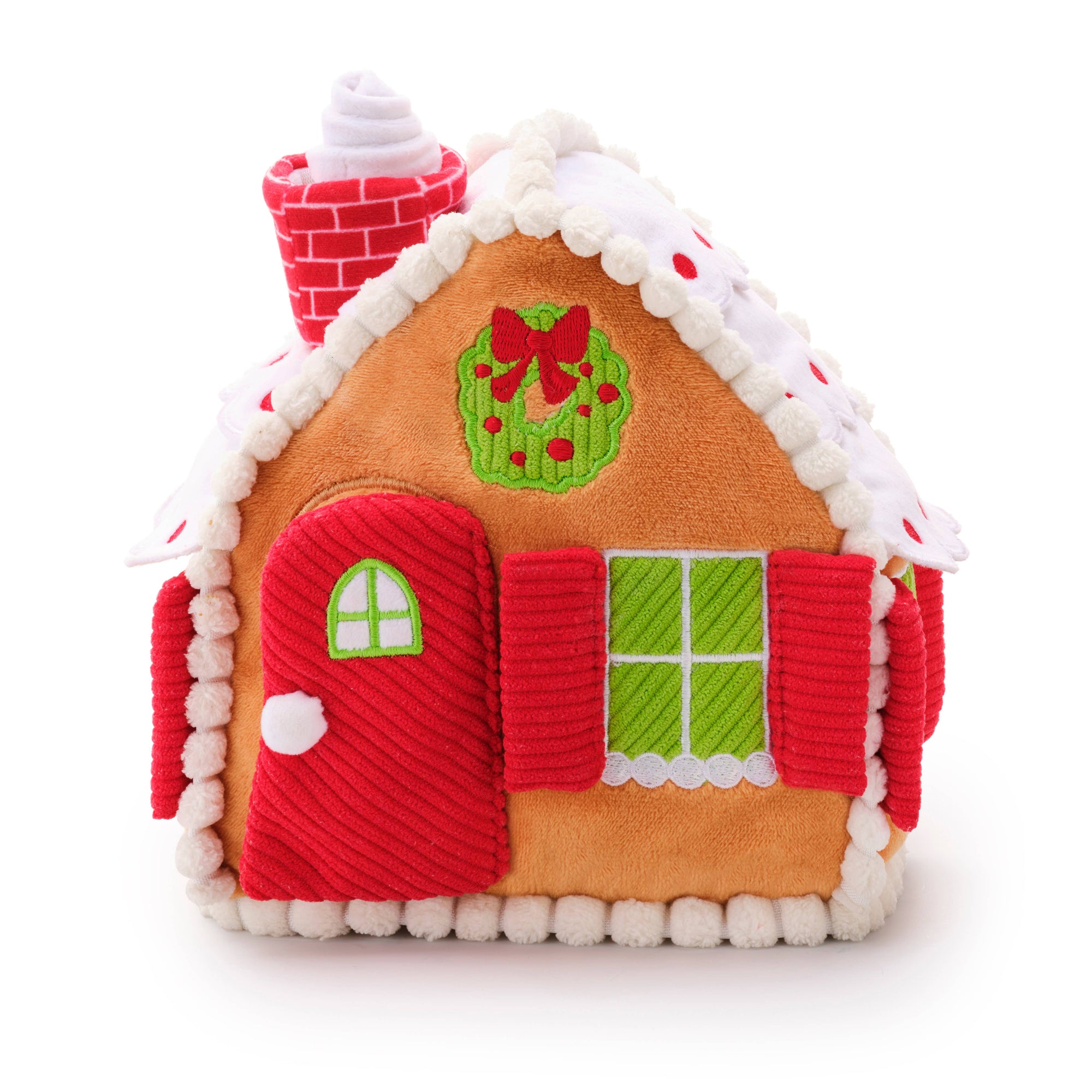 Gingerbread House Interactive Dog Toy