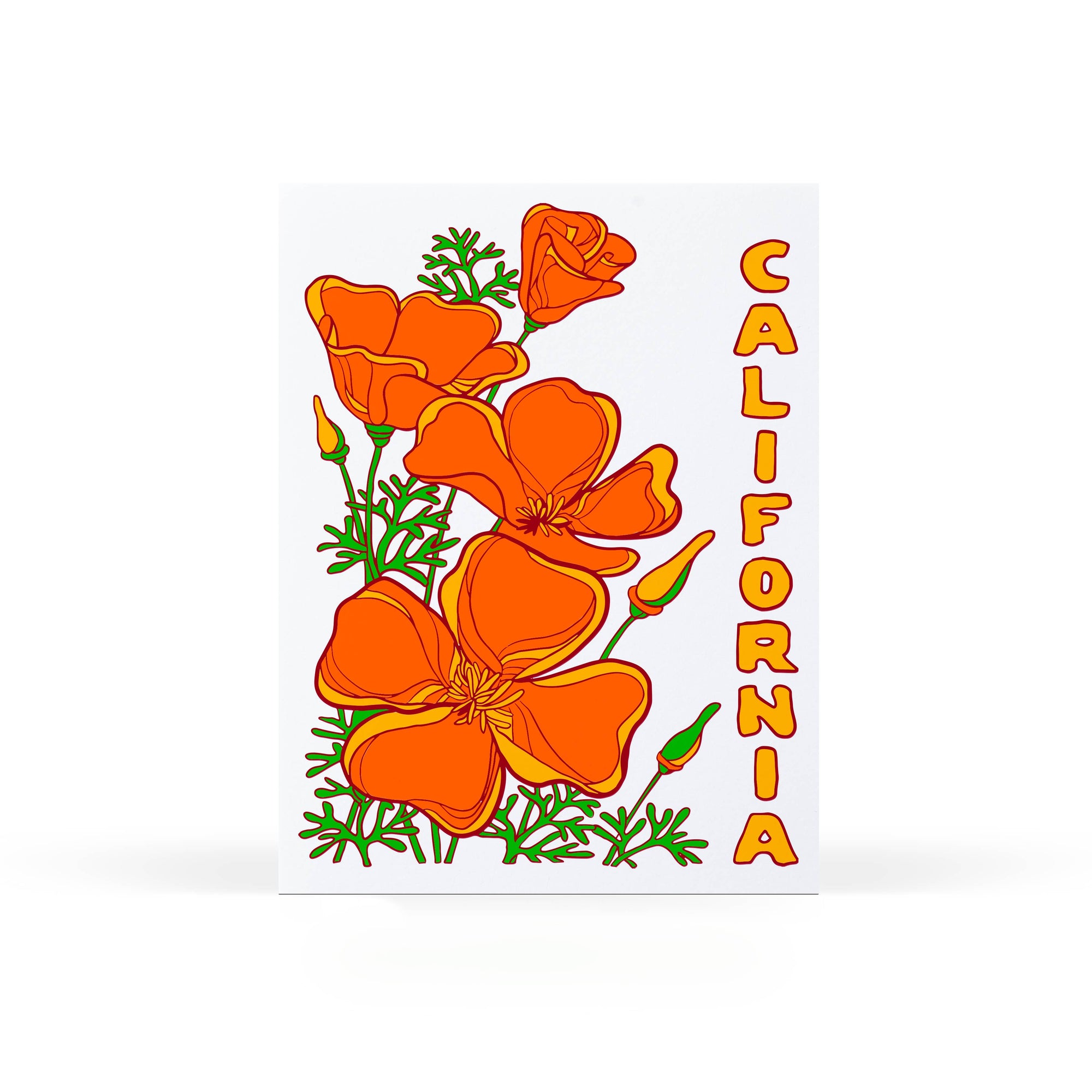 California Poppies Greeting Card