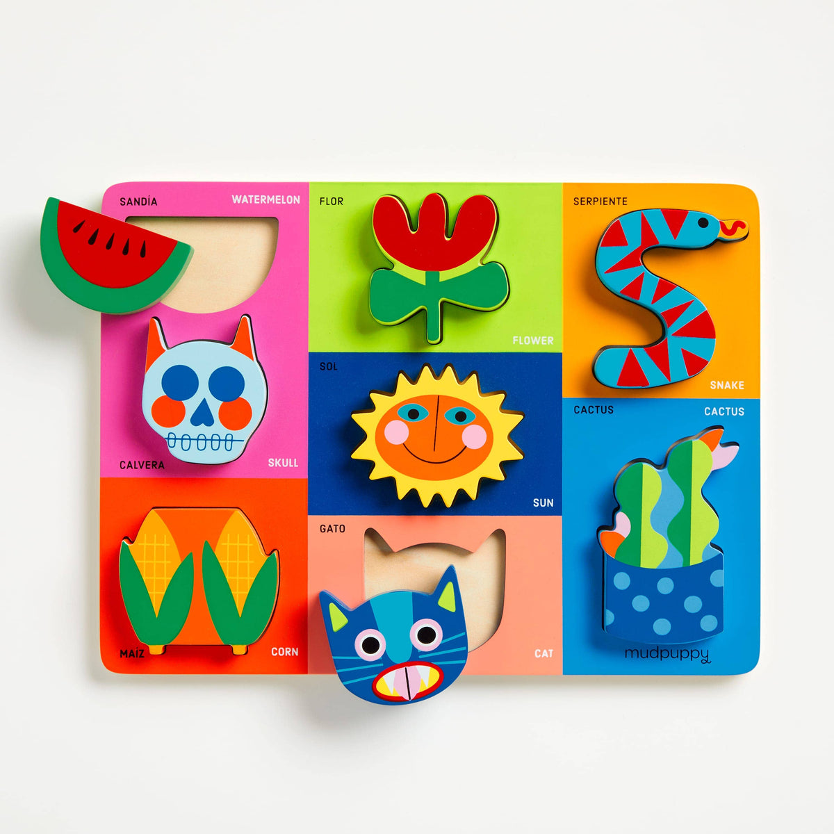 Mis Amigos - My Friends Wooden Tray Puzzle