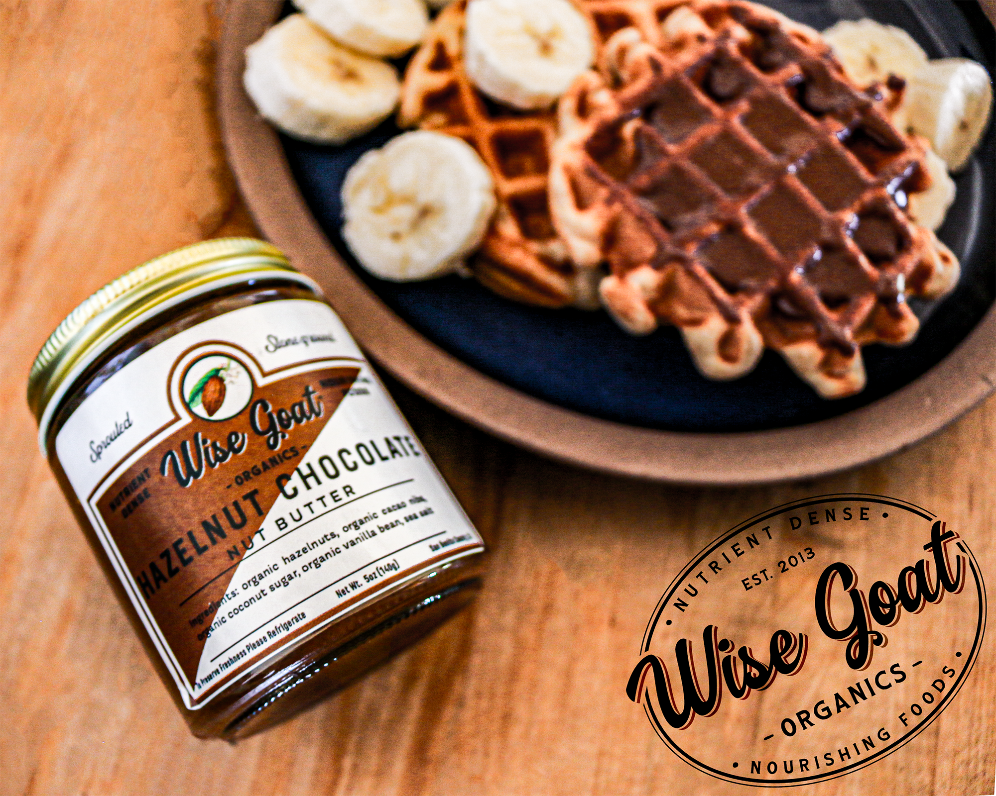 Wise Goat Organics Chocolate Hazelnut Butter