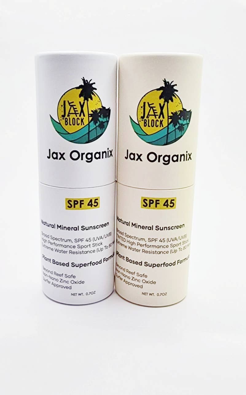 Jax Organix "Jax Block" Sunscreen Stick SPF 45