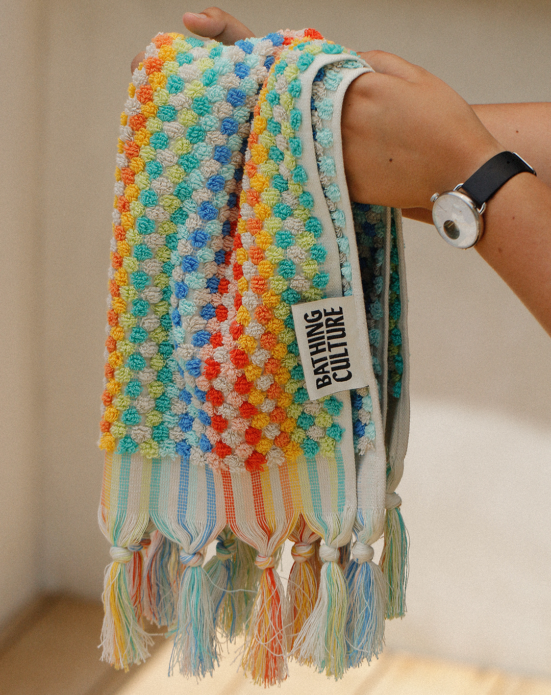 Organic Cosmic Rainbow Towel