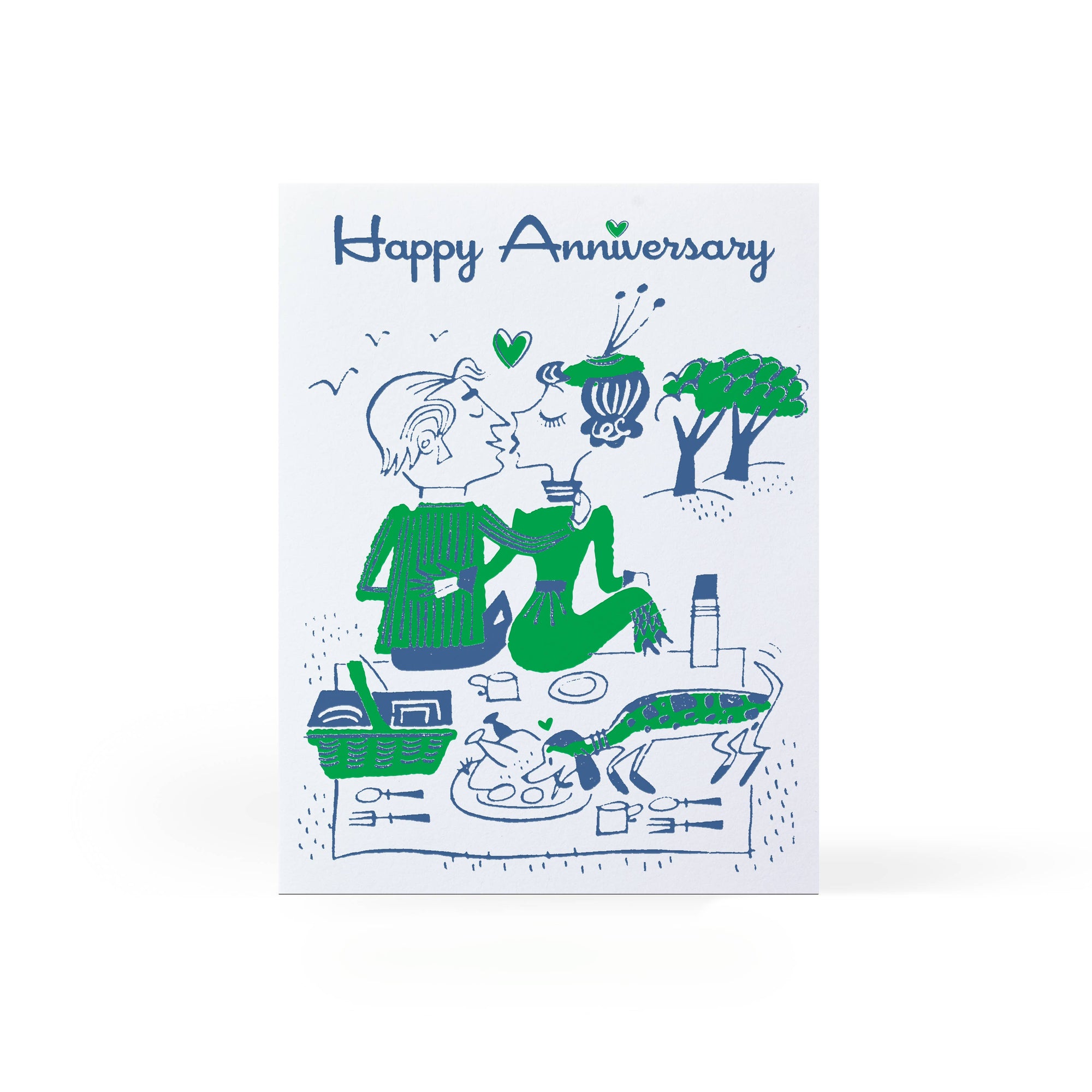 Happy Anniversary Letterpress Card