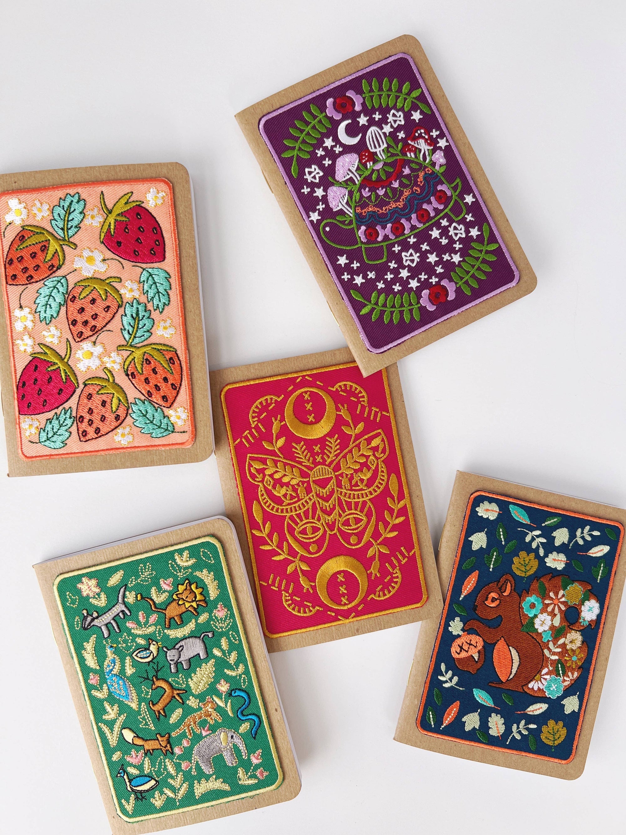 Embroidered Pocket Notebooks