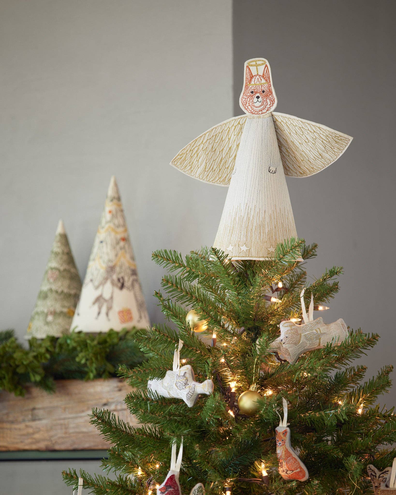 Coral & Tusk Angel Fox Tree Topper