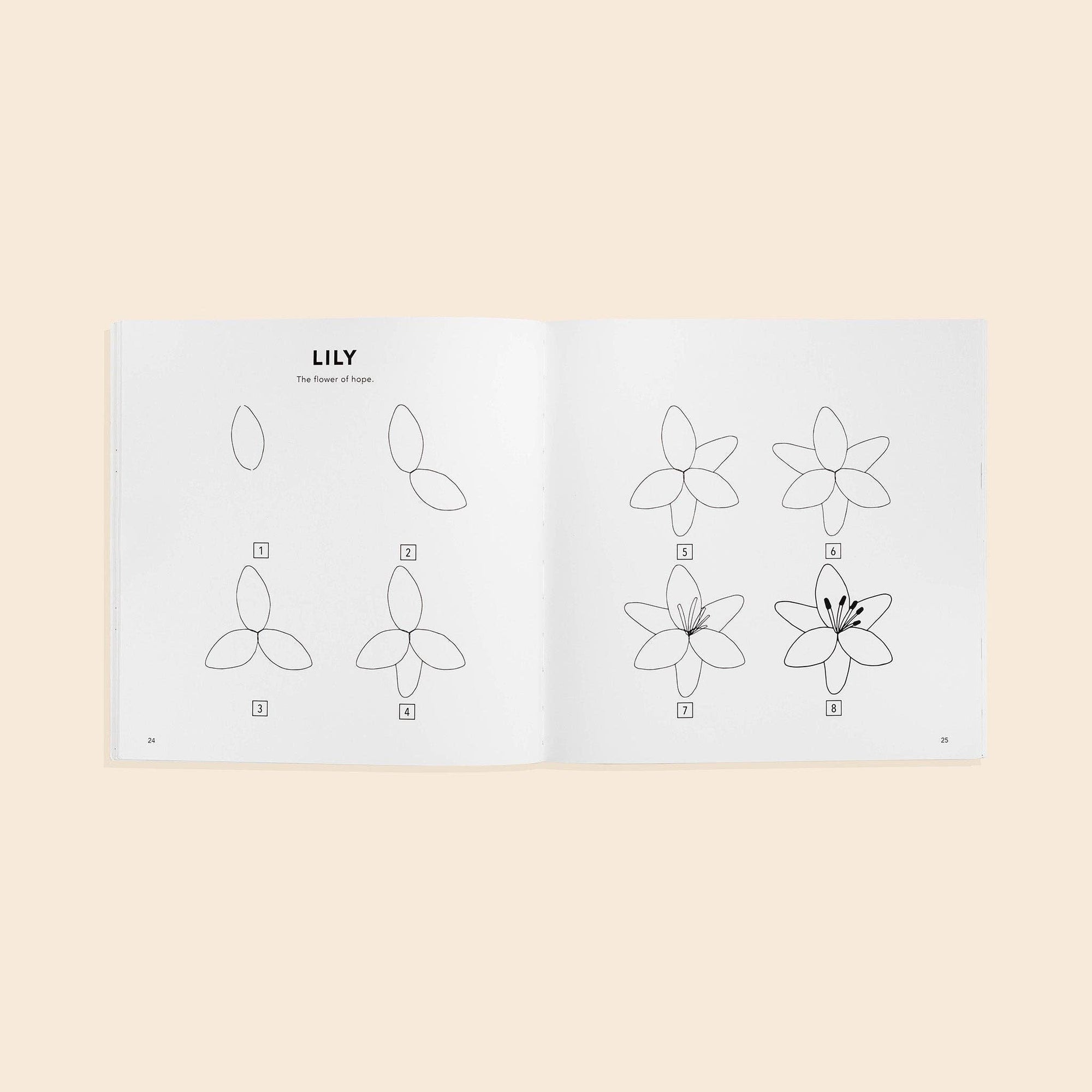 Modern Flowers: A How to Draw Book for Kids