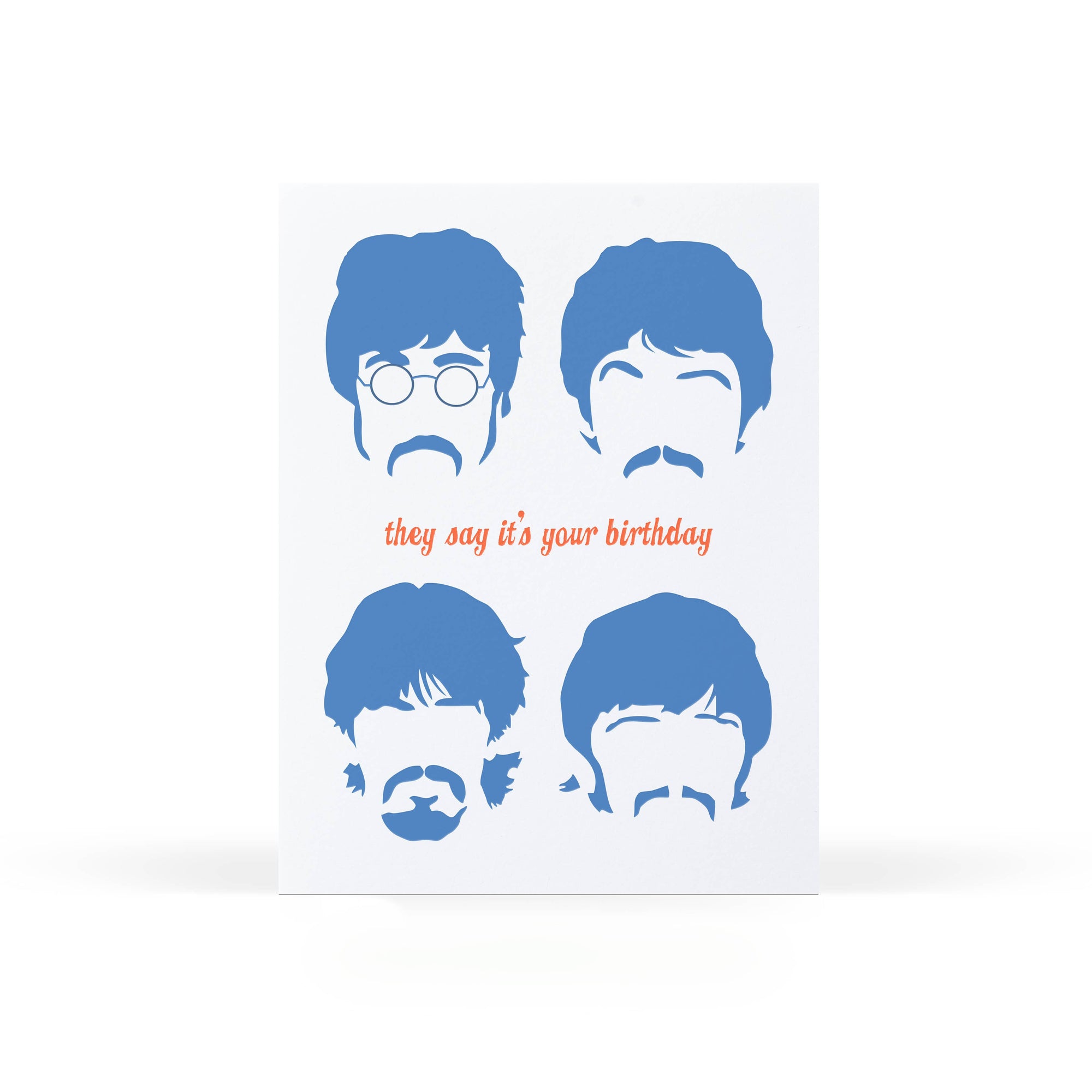 Beatles They Say It's Your Birthday Greeting Card