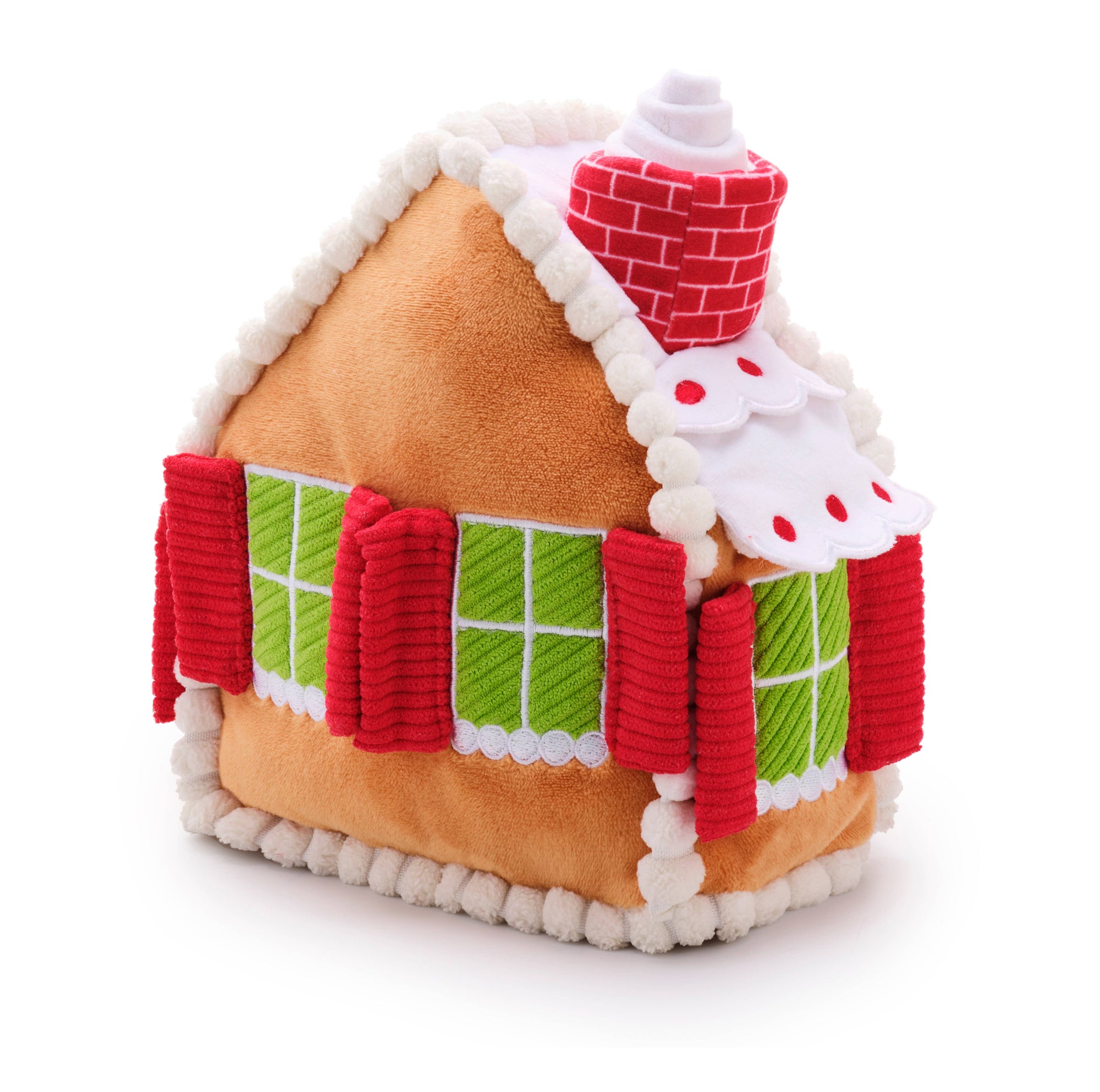 Gingerbread House Interactive Dog Toy