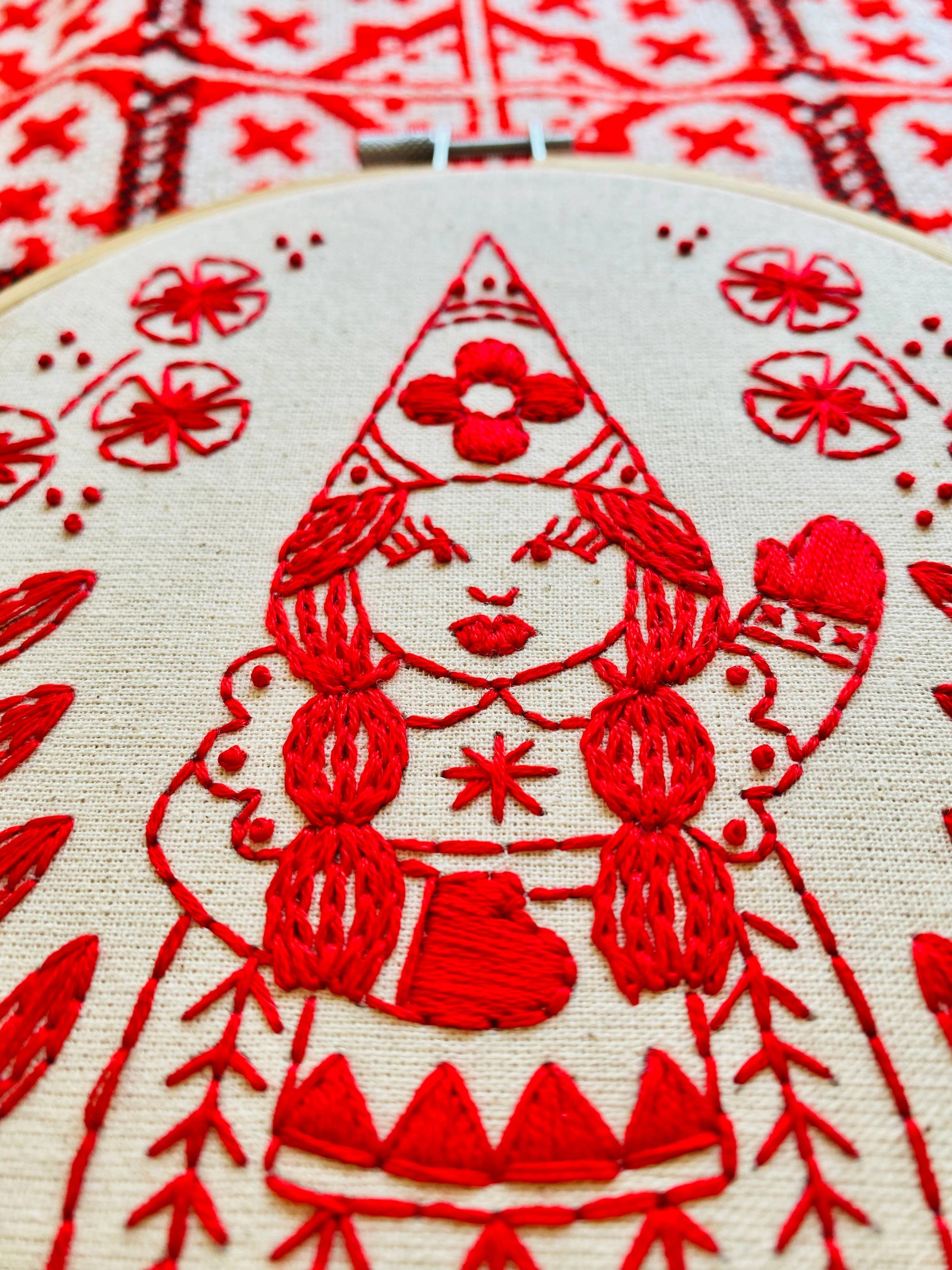 Nordic "Julia" Gnome Complete Embroidery Kit