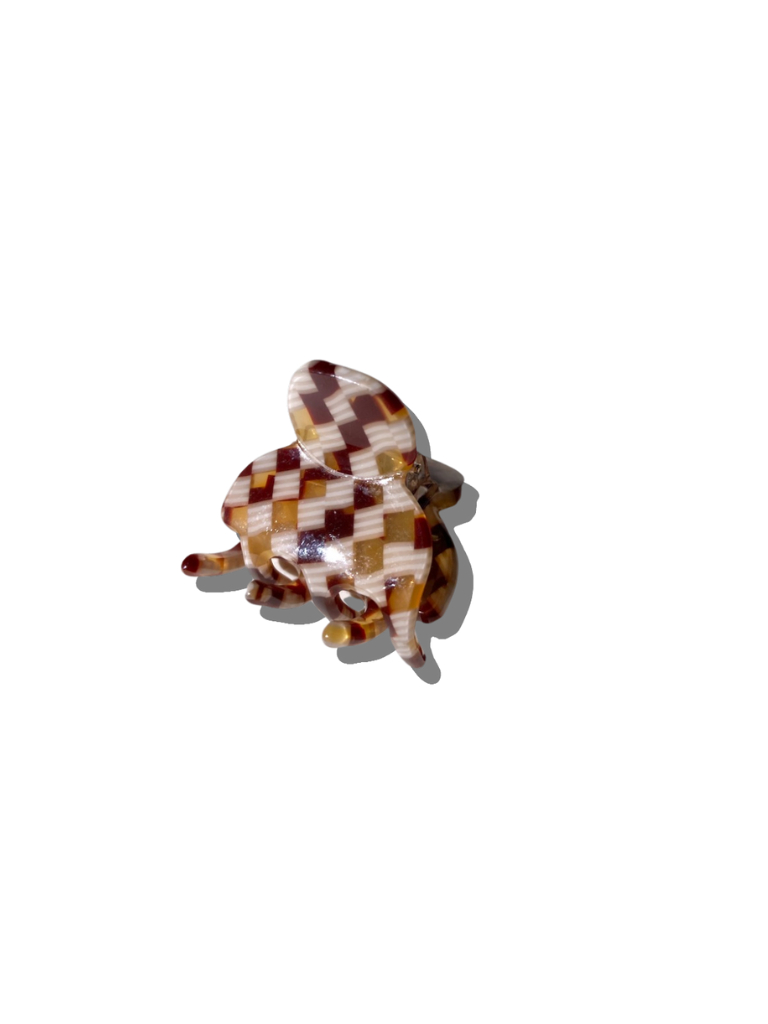 Hand-Painted Acetate Hair Clips
