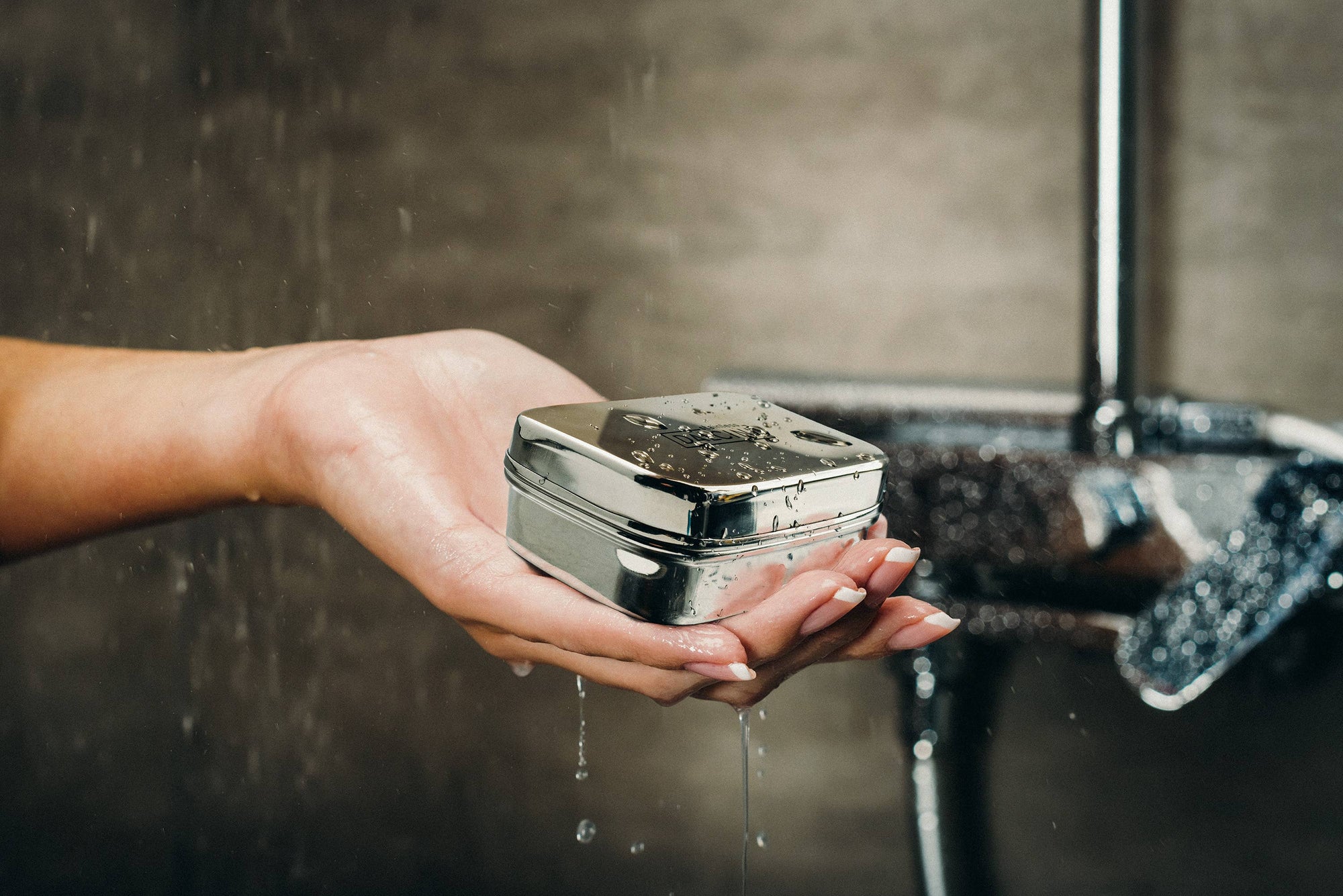 Stainless Steel Soap Container