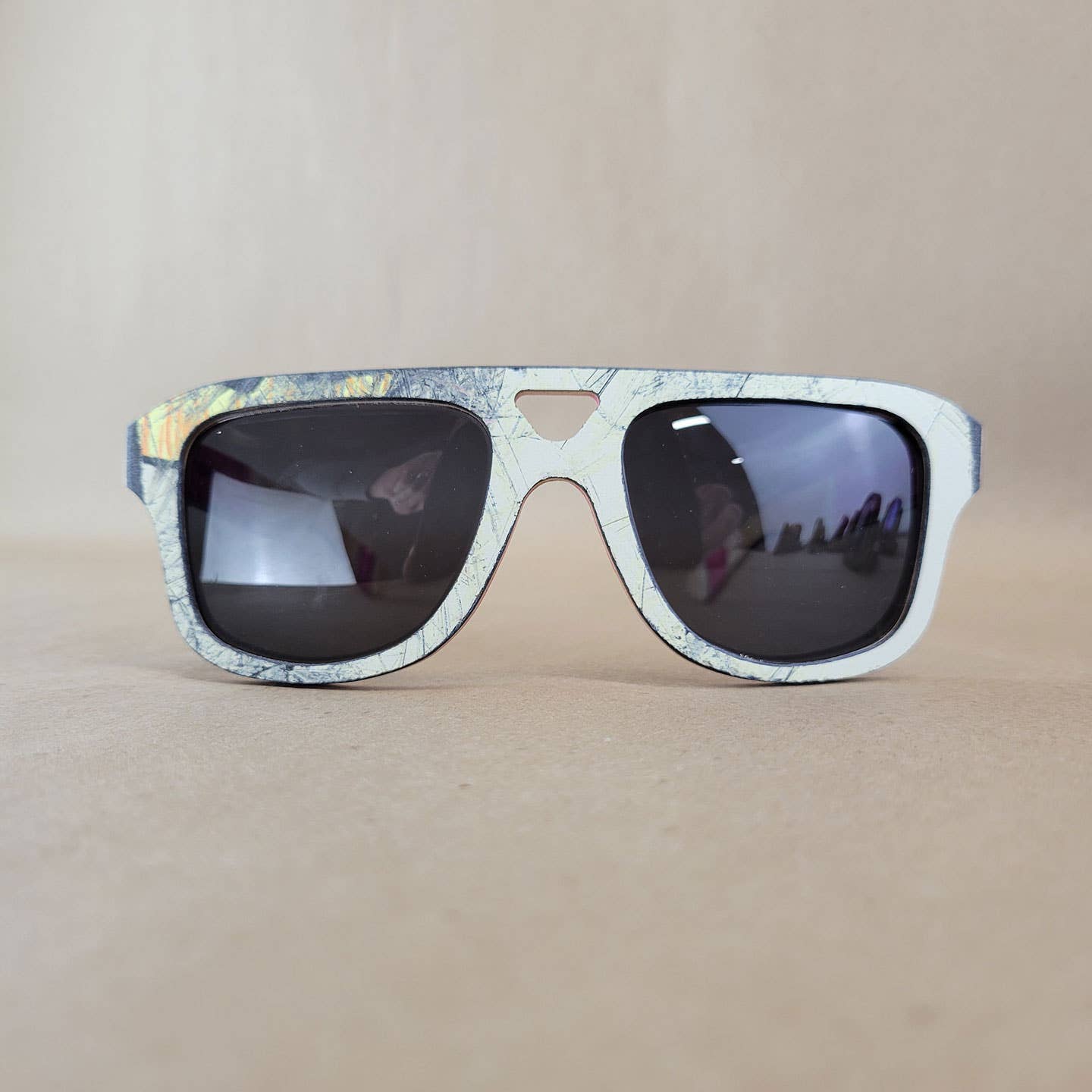 Aviator Sunglasses Made from Recycled Skateboards