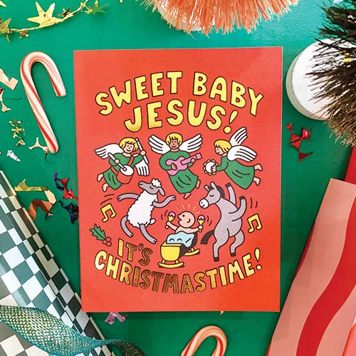 Sweet Baby Jesus Greeting Card