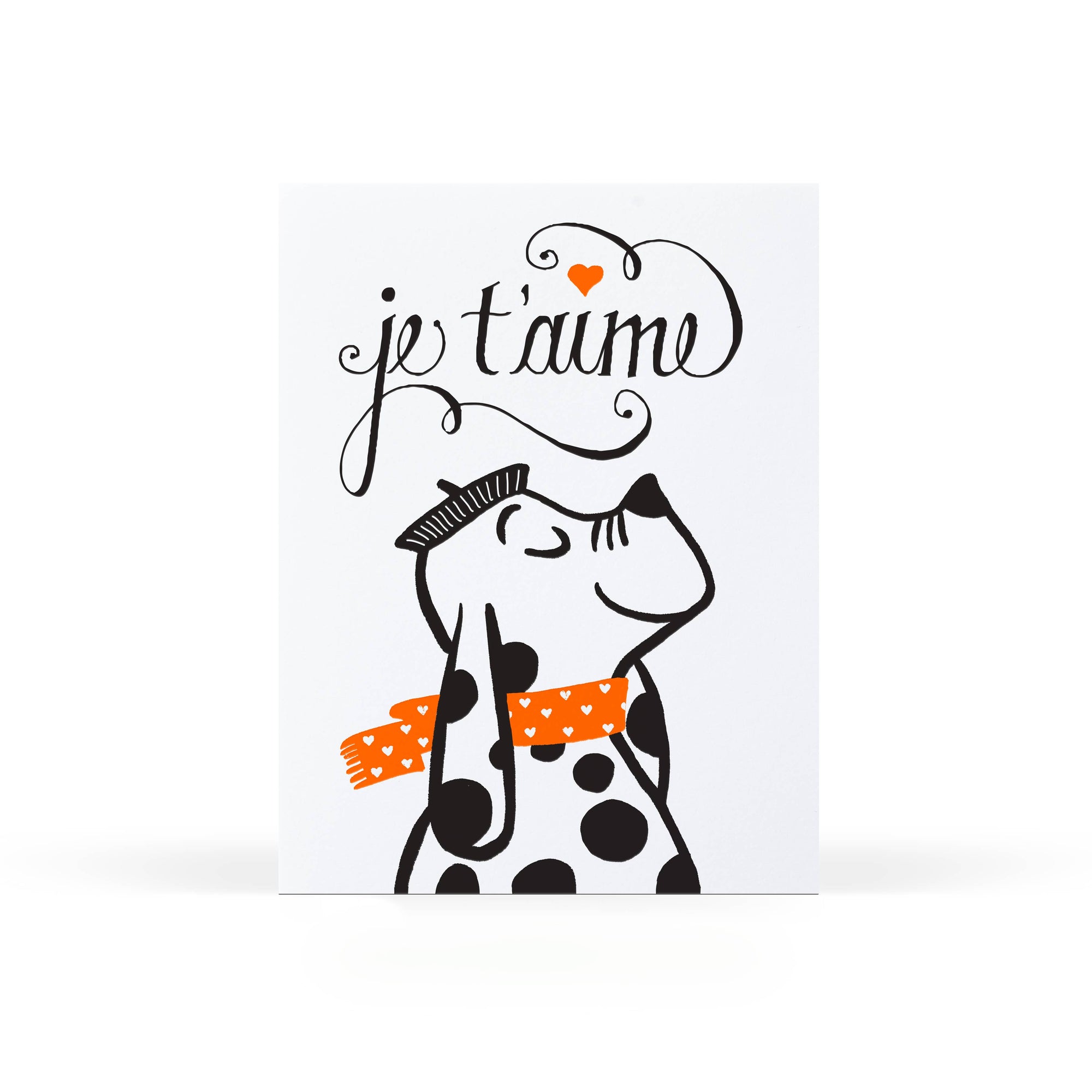 Je t'aime Greeting Card