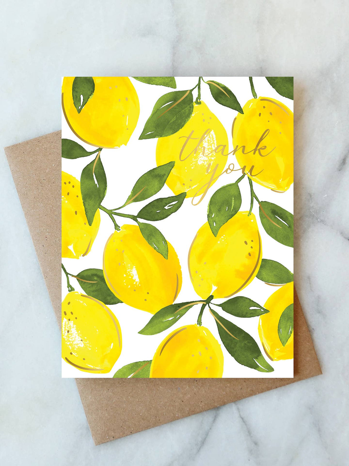 Thank You Lemons Card