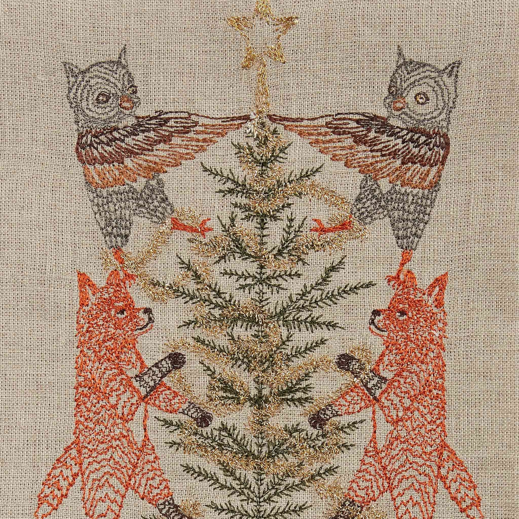 Coral & Tusk Tinsel Tree Tea Towel