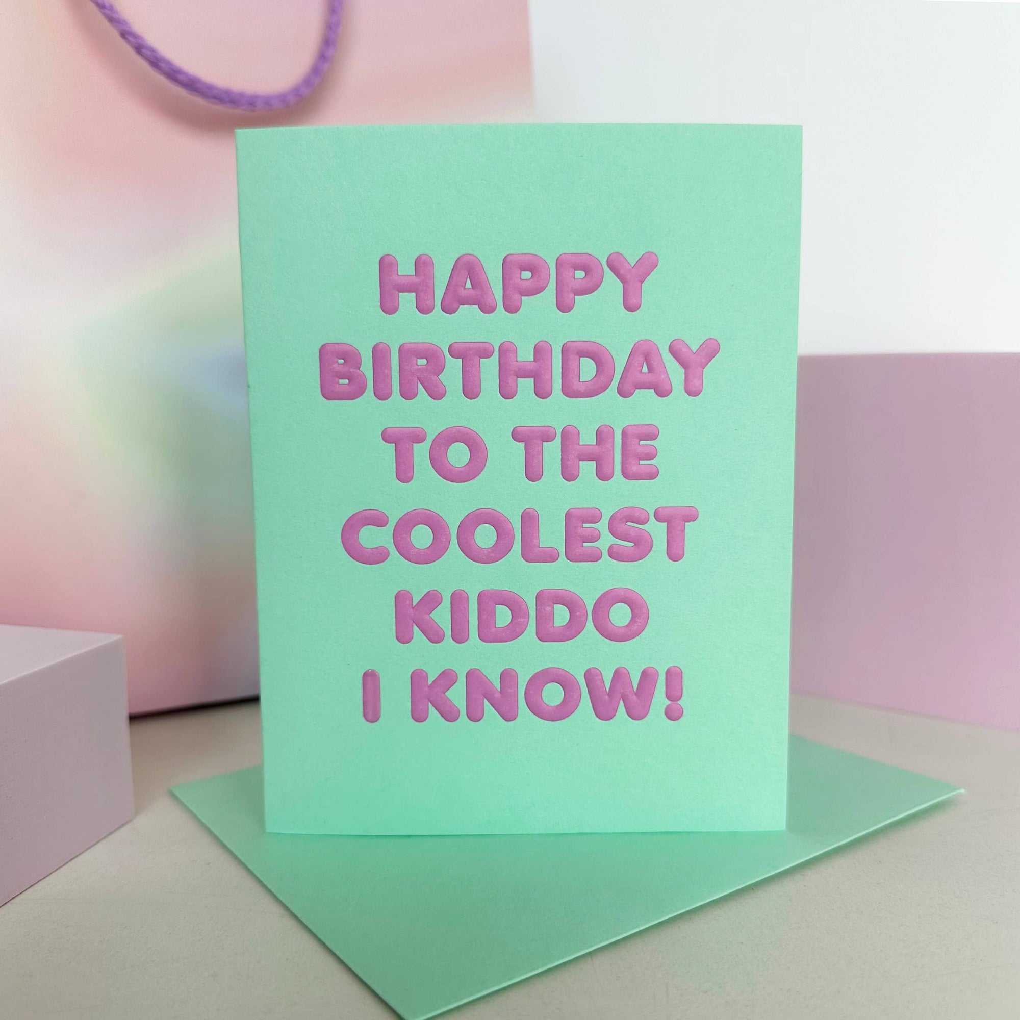 Coolest Kiddo Birthday Card