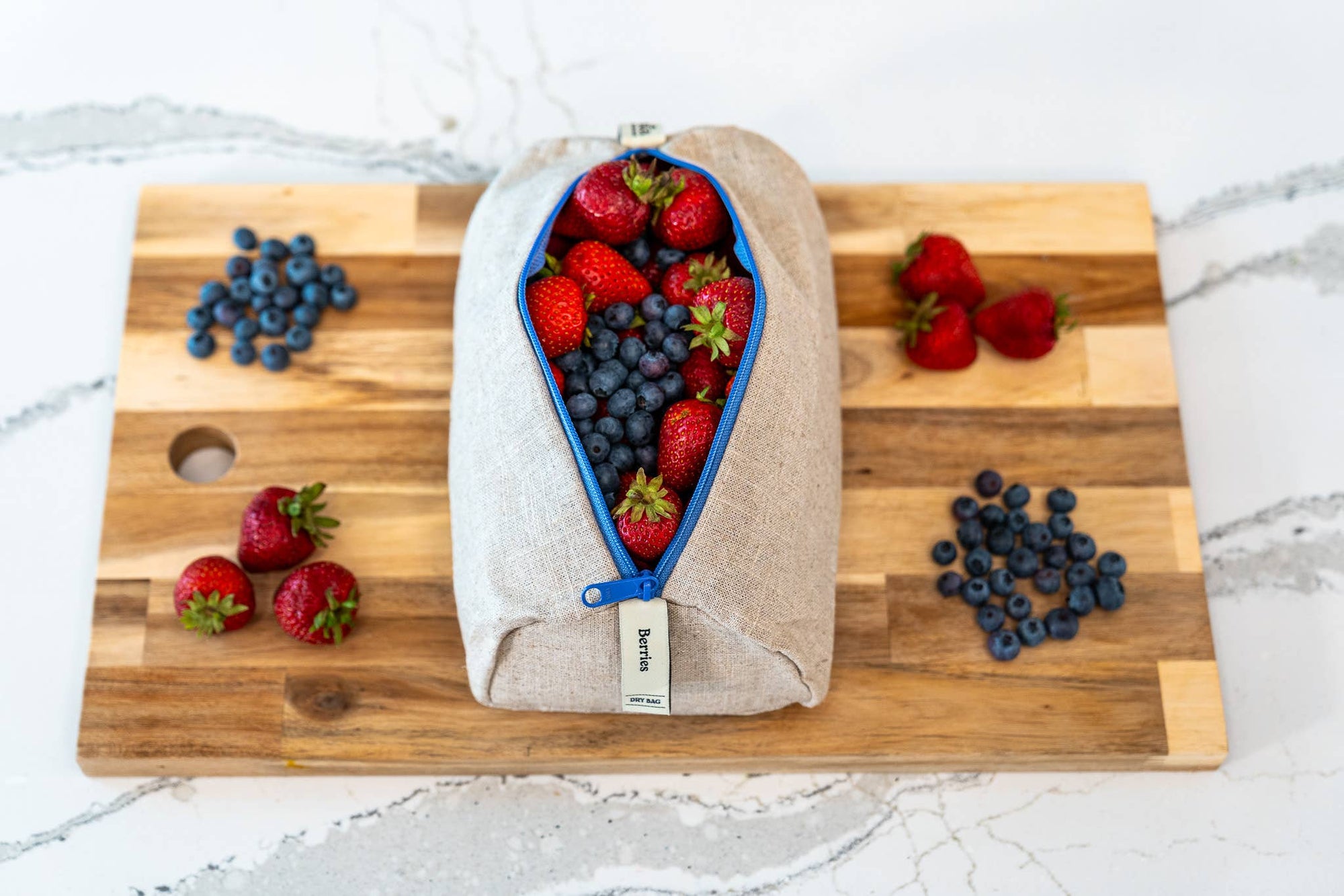 Handmade Reusable Linen Produce Storage Bags