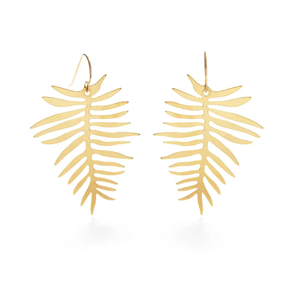 Areca Palm Earrings