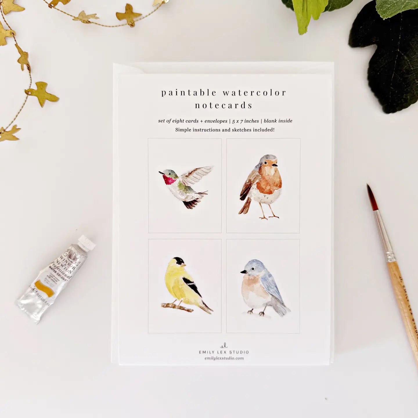 Paintable Watercolor Notecards