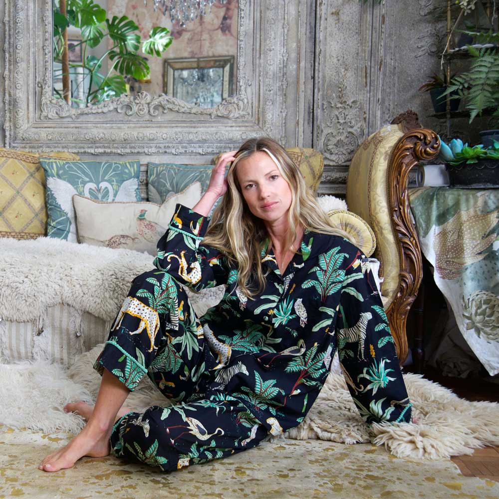 Women's Safari Cotton Pajamas