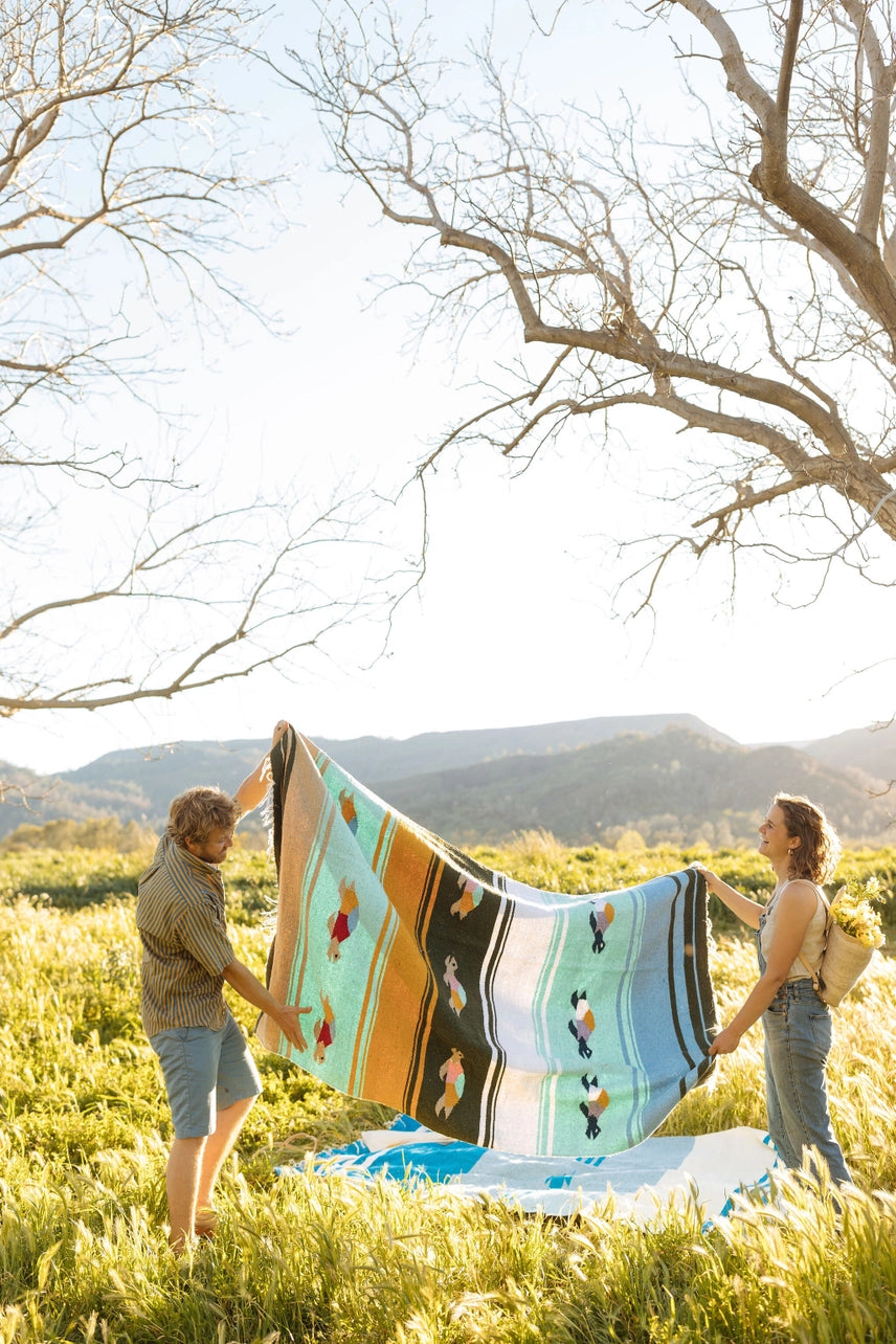 Hand-Woven Mexican Blanket