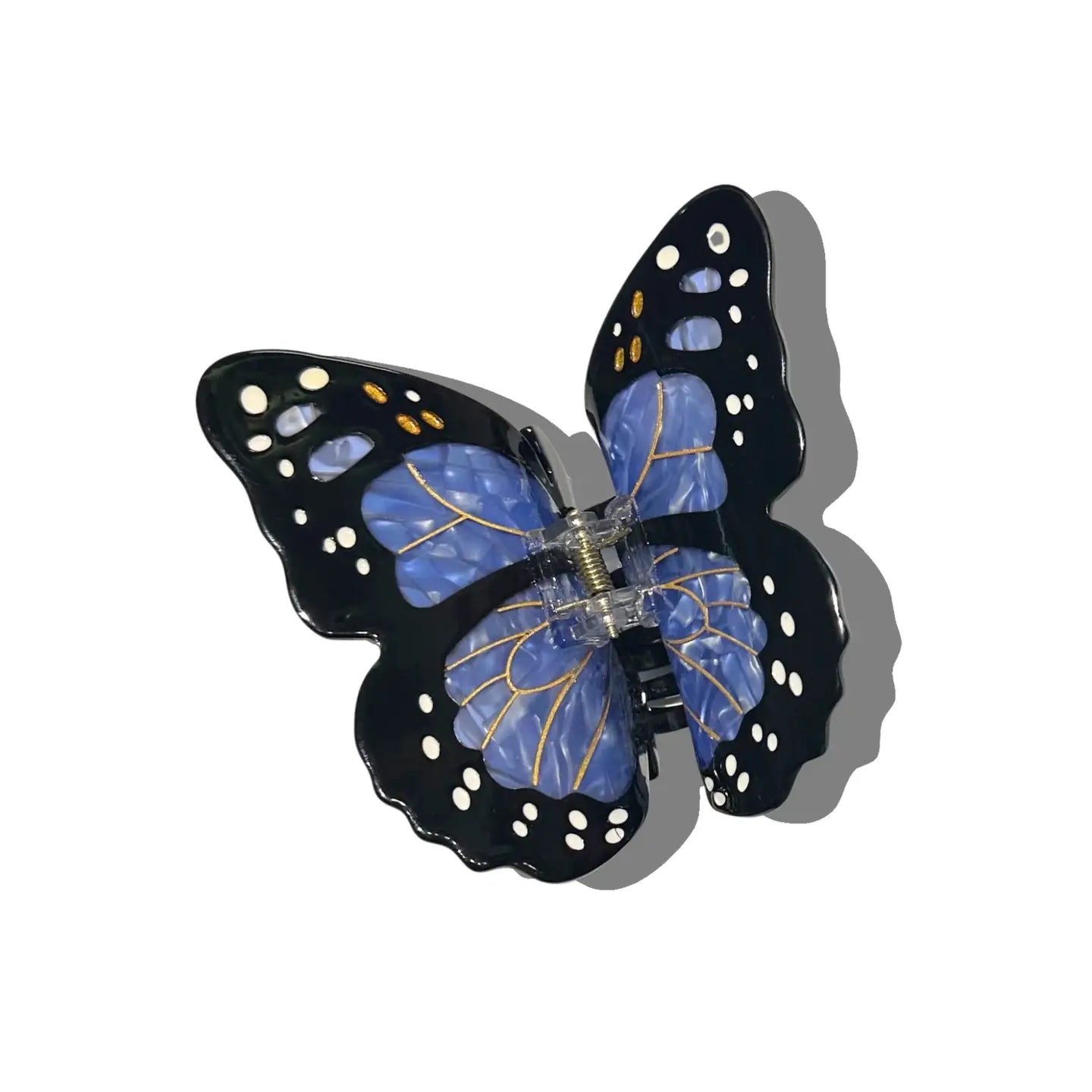 Hand-Painted Acetate Hair Clips
