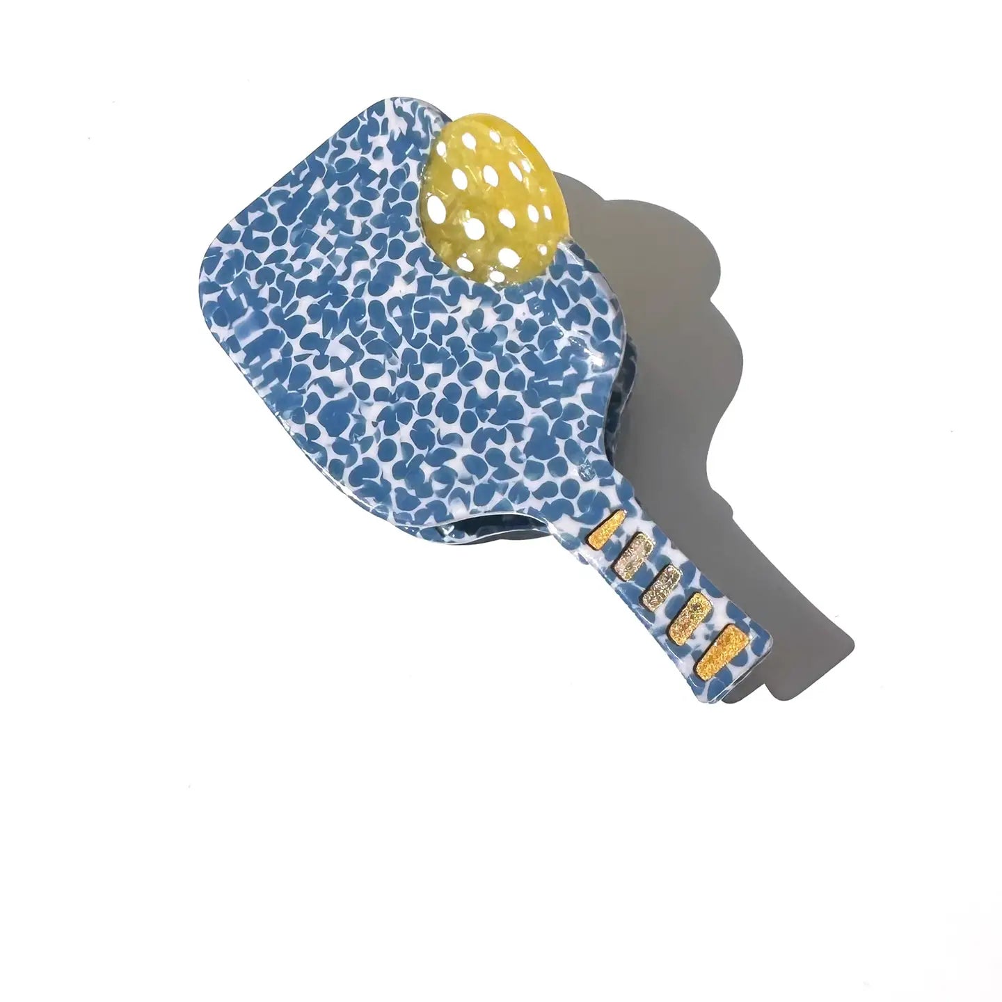 Hand-Painted Acetate Hair Clips
