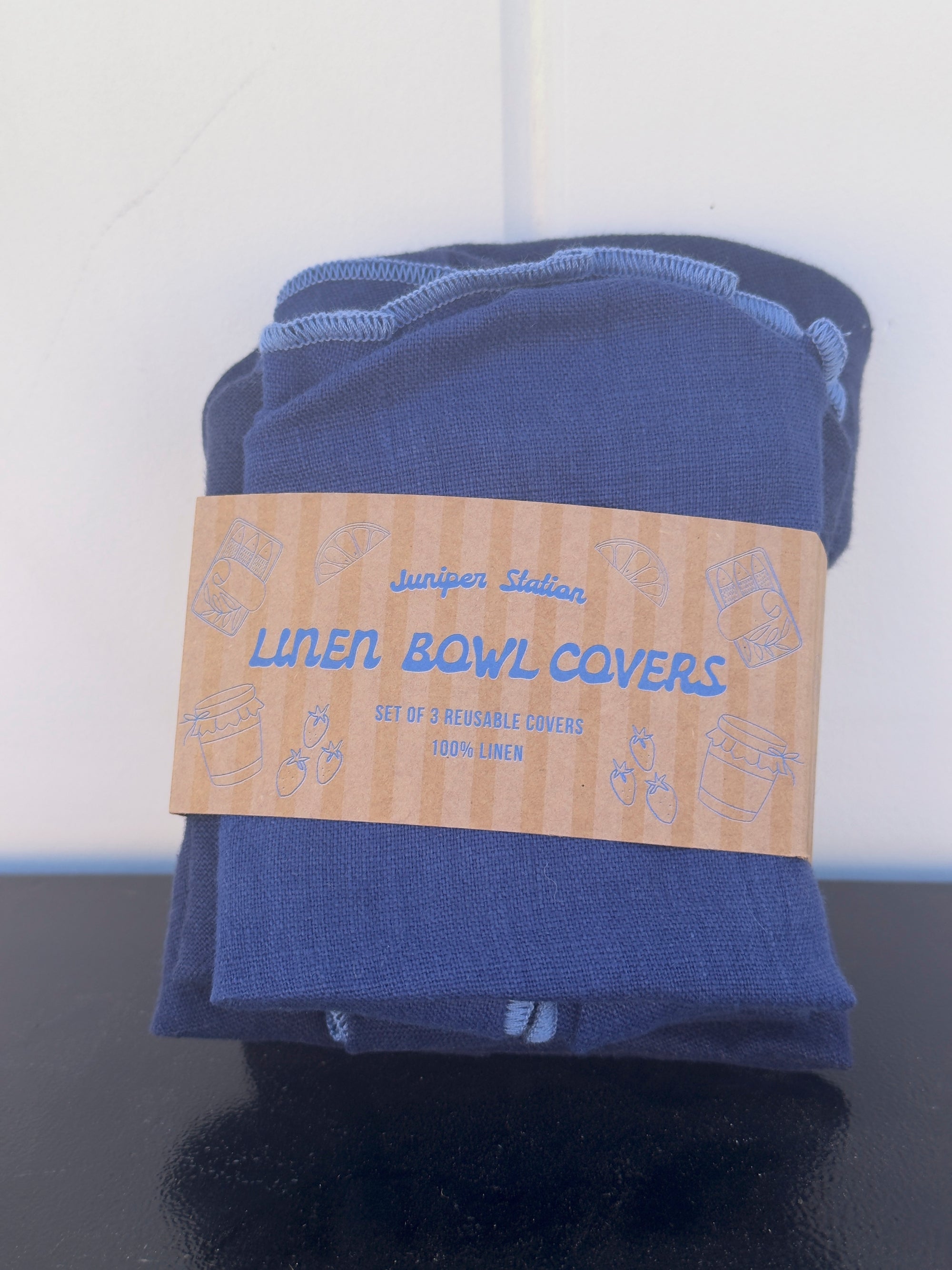 Linen Bowl Covers by Juniper Station - Set of 3